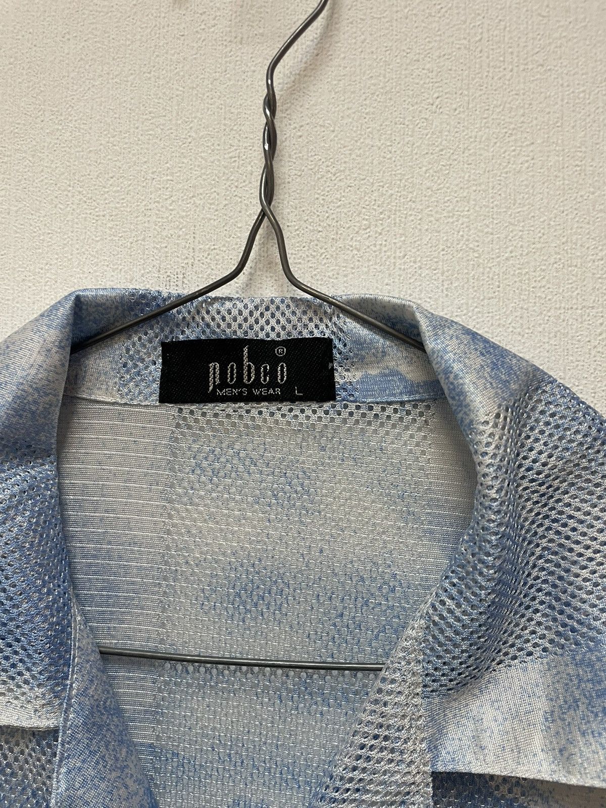Designer × Japanese Brand × Vintage Vintage Japanese Style Short Sleeve Mesh Shirt Streetwear Size US L / EU 52-54 / 3 - 6 Thumbnail