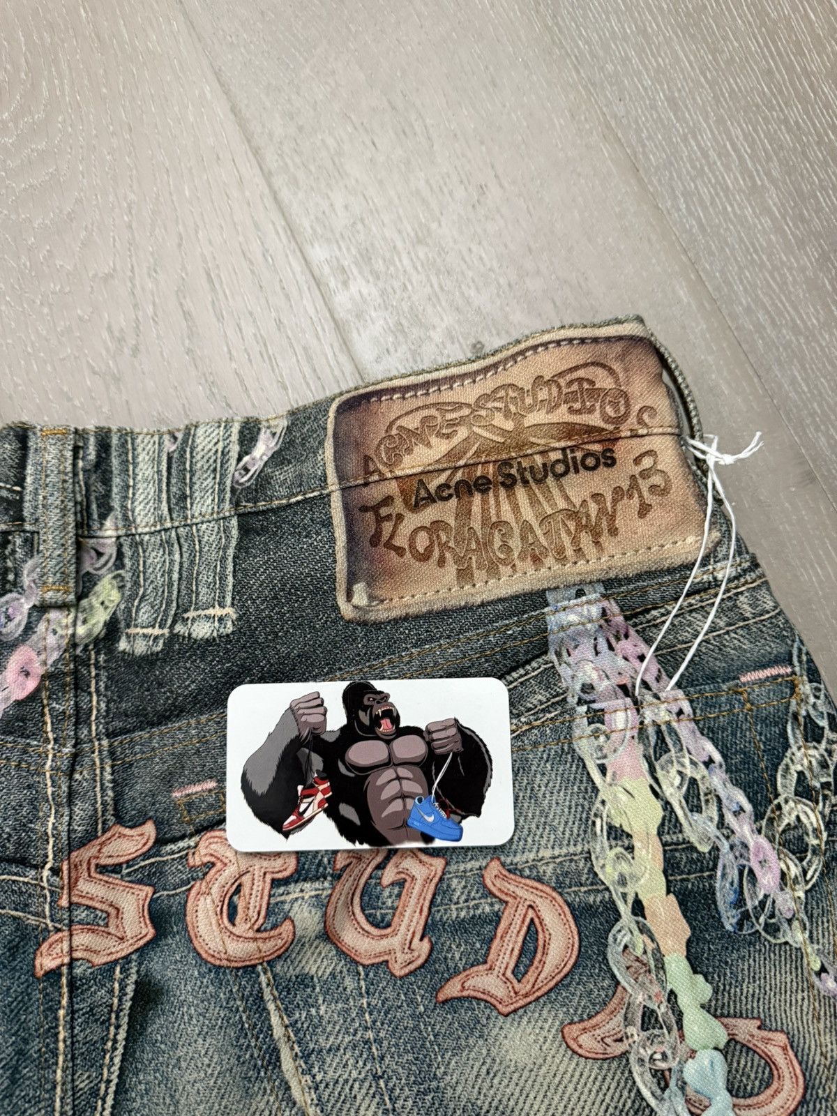 Acne Studios Acne Studios Keychain Print Baggy Fit shorts - 1981M Size US 32 / EU 48 - 7 Thumbnail