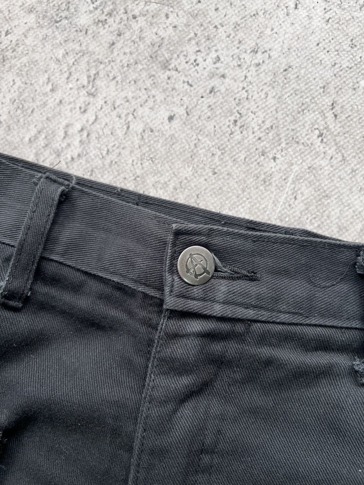 KMRii × Le Grande Bleu (L.G.B.) × Tripp NYC 2000s TRIPP NYC PANTS GOTHIC DENIM BONDAGE Size US 32 / EU 48 - 7 Thumbnail