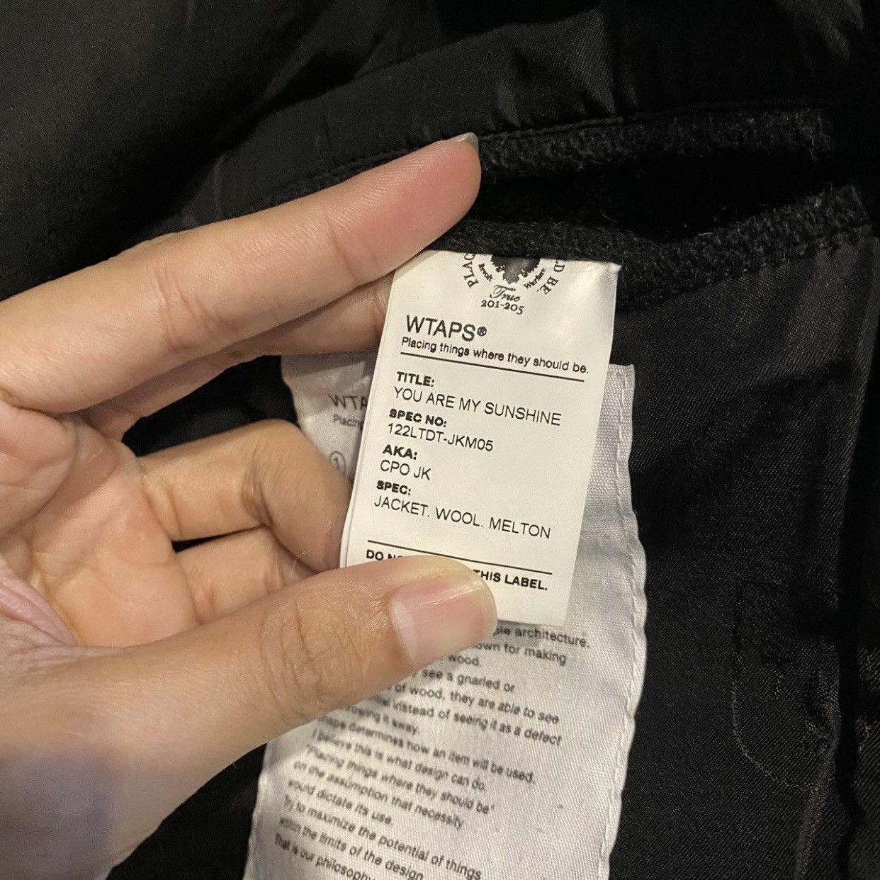 Wtaps WTAPS Melton CPO Jacket (CPO = “Chief Petty Officer” style) Size US S / EU 44-46 / 1 - 17 Thumbnail