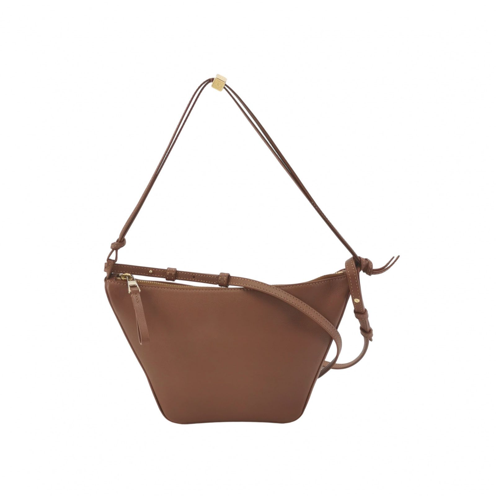 Loewe Loewe Mini Hammock Leather Bag Brown Size One Size Size ONE SIZE - 1 Thumbnail