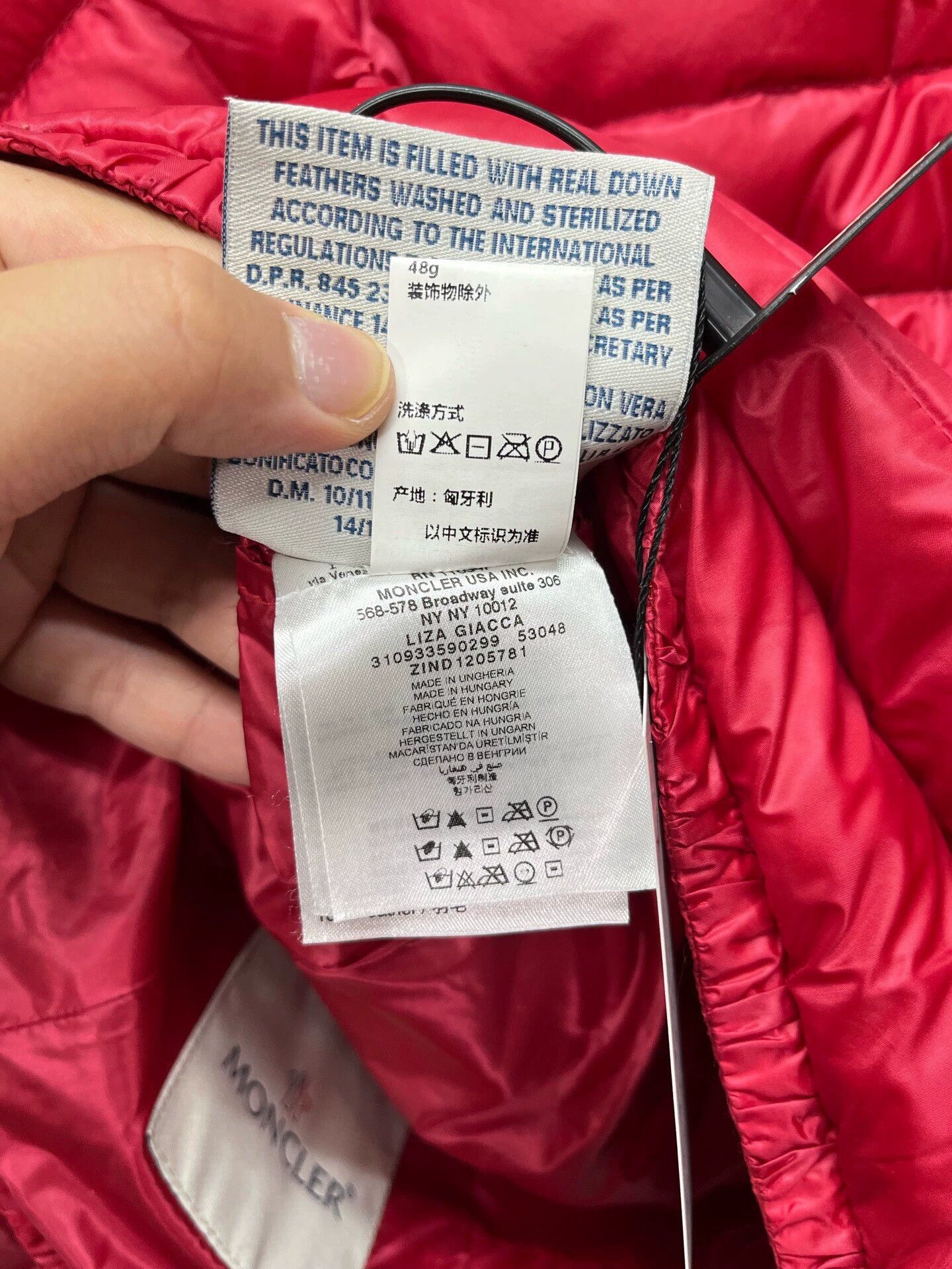 Moncler MONCLER lightweight down jacket, Size S / US 4 / IT 40 - 4 Thumbnail