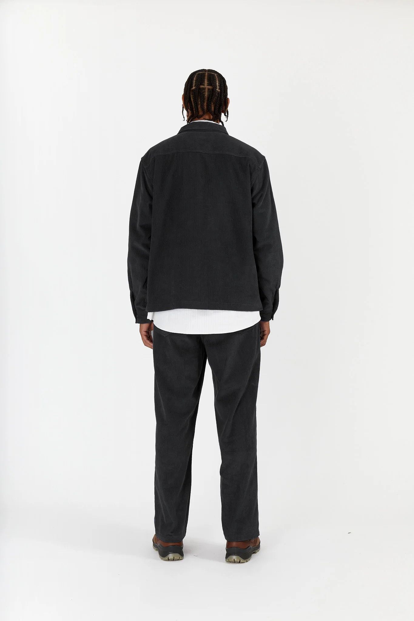 Adsum 💚 Adsum 14W Corduroy Workshirt Charcoal Medium NEW Size US M / EU 48-50 / 2 - 2 Thumbnail