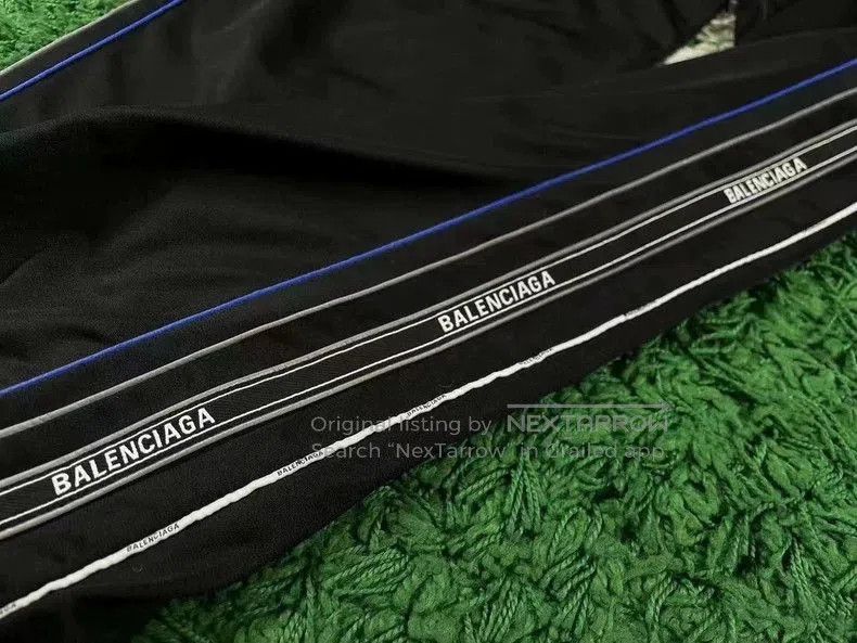 Balenciaga Balenciaga Striped Side Logo Pants. Size US 36 / EU 52 - 3 Thumbnail