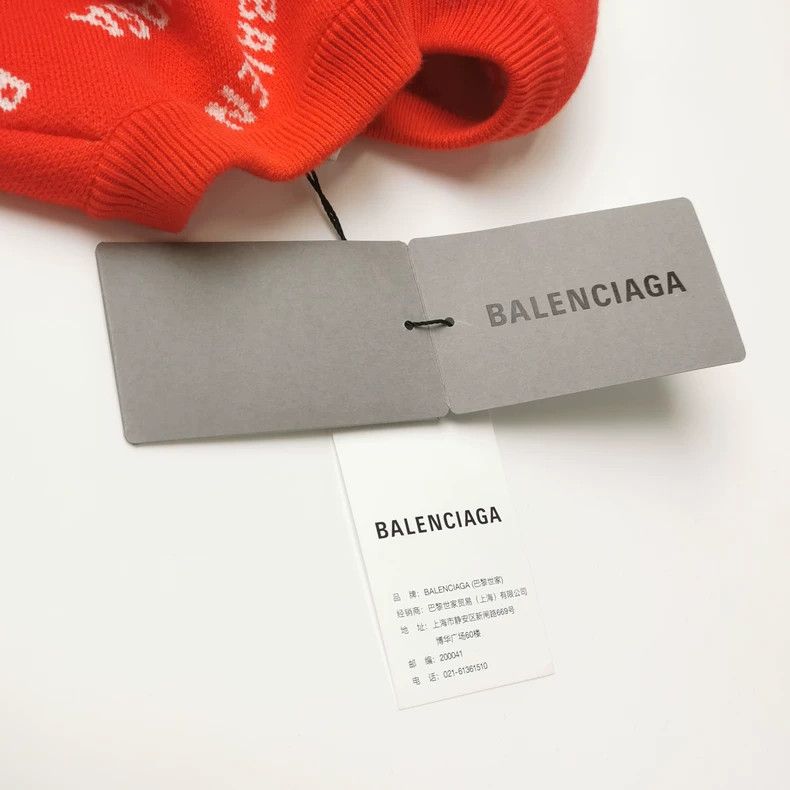 Balenciaga Balenciaga Cotton Blend Letter Logo Crewneck Long Sleeve S Size XS / US 0-2 / IT 36-38 - 3 Thumbnail