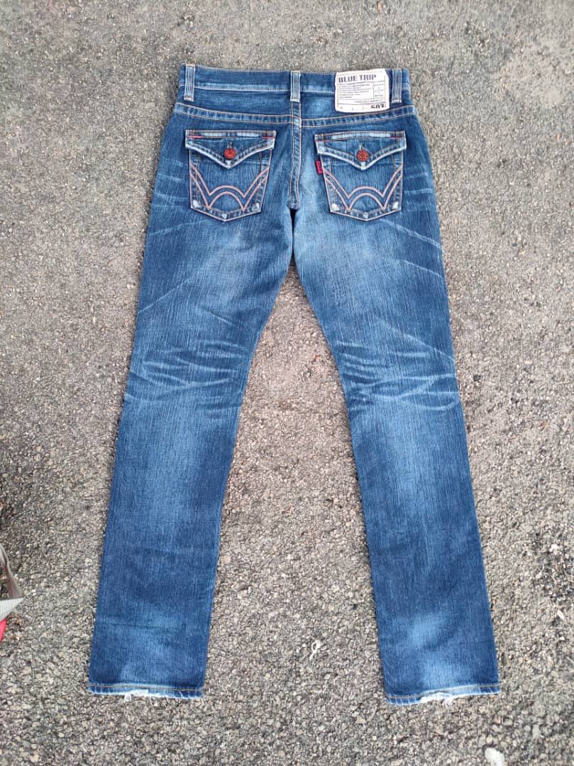 Edwin VINTAGE EDWIN BLUE TRIP FADED JEANS DENIM PANTS Size US 32 / EU 48 - 1 Thumbnail