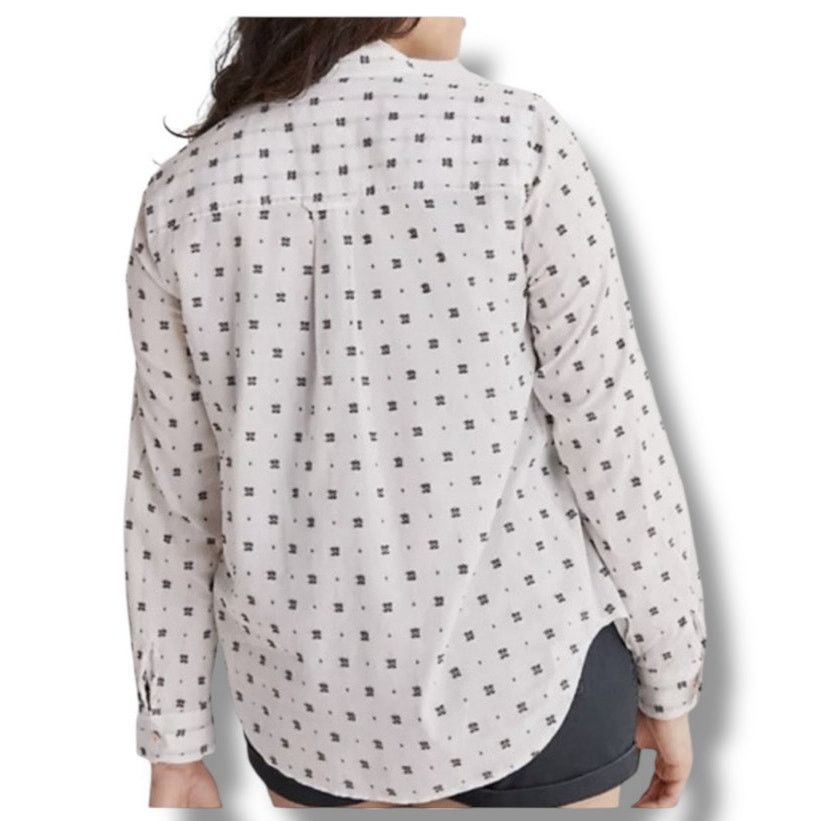Anthropologie Anthropologie Maeve ClipDot button down shirt size 10 Size L / US 10 / IT 46 - 4 Thumbnail