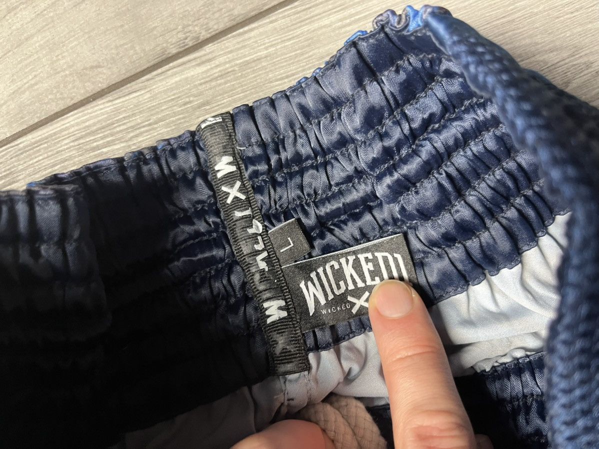 Other Wicked One Jungle Navy Traditional Thai Shorts Size US 33 - 2 Thumbnail