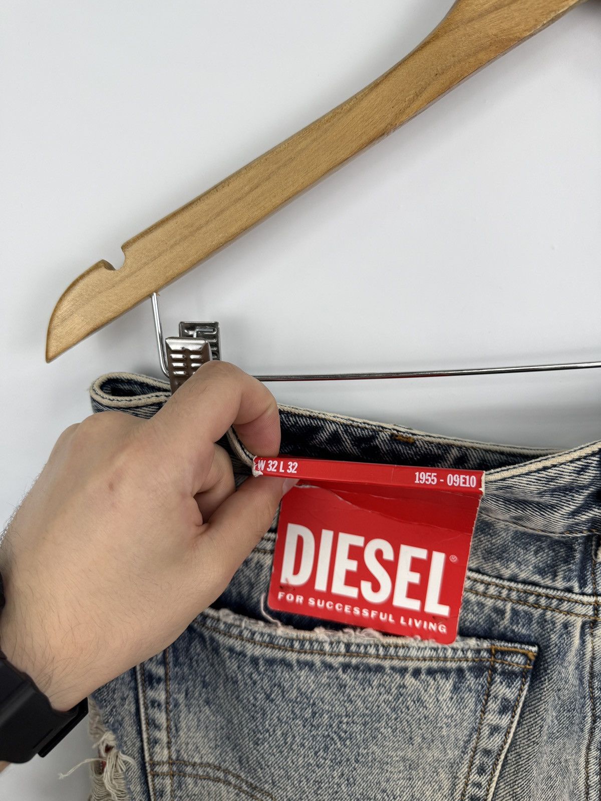 Diesel 🇺🇸❗️NEW Diesel 1955 D-Rekiv 09E10 Distressed Jeans W32/L32 Size US 32 / EU 48 - 18 Thumbnail