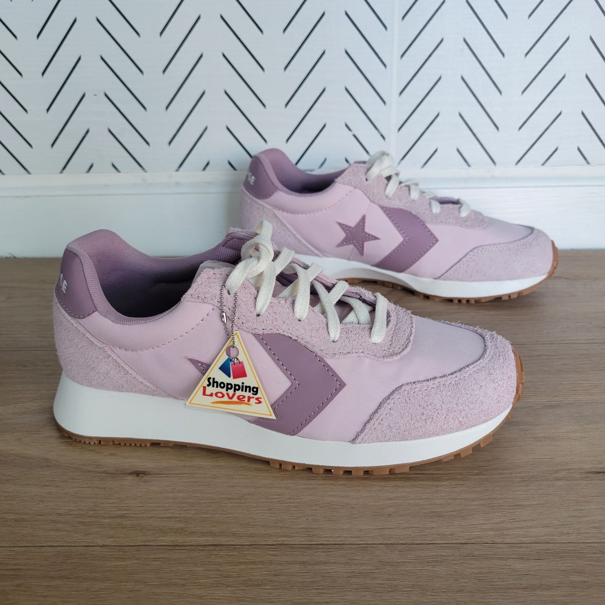 Converse ❤️Converse Omega Trainer Ox Pink Purple Men Shoes Sz 7 Suede Size US 7 / EU 40 - 2 Thumbnail