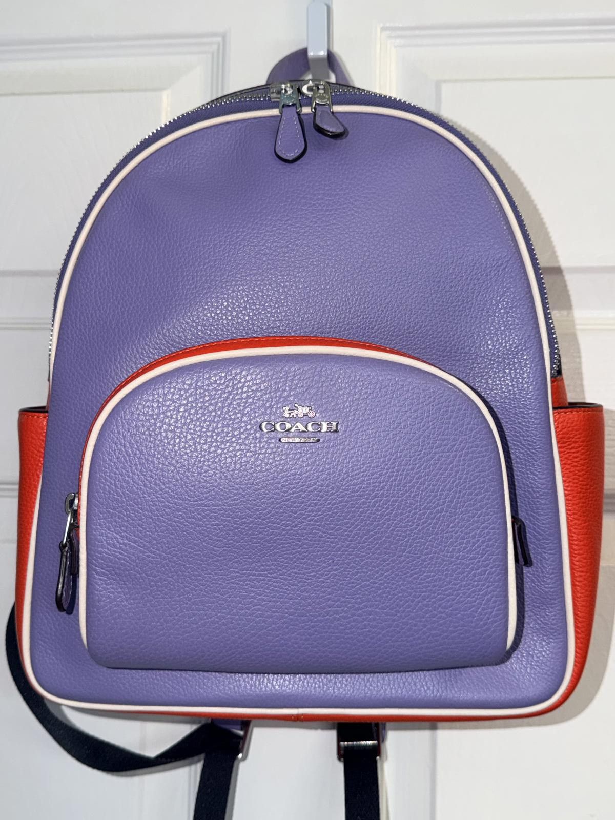 Coach Coach Court Backpack In Colorblock - Multi Violet CR768 Size ONE SIZE - 1 Thumbnail