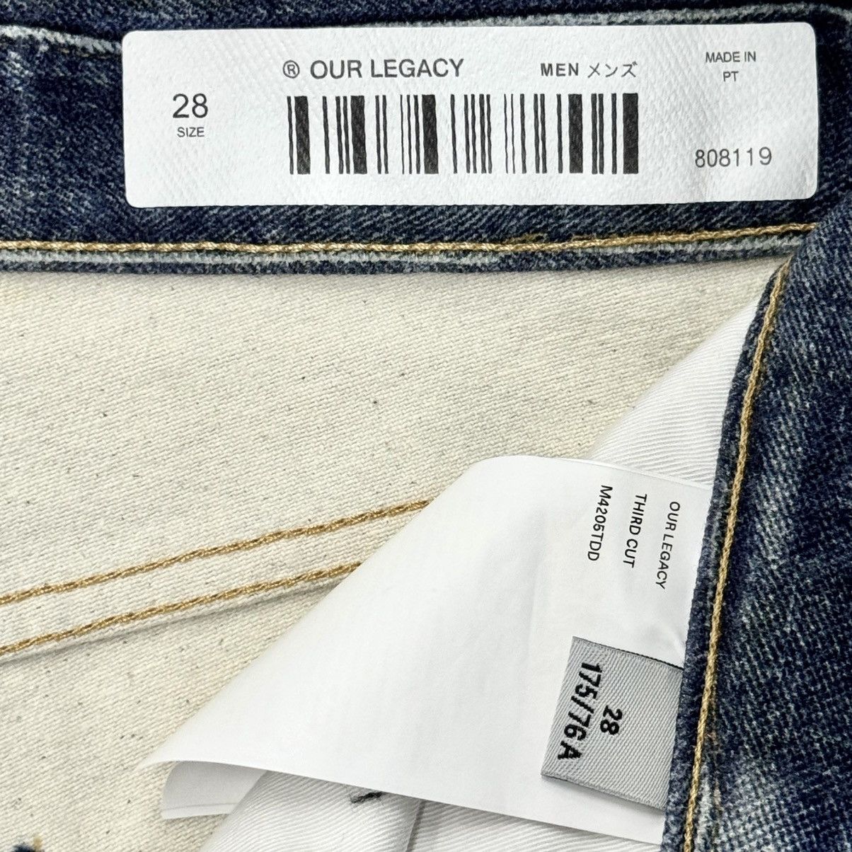 Our Legacy Our Legacy Digital Denim Print Third Cut Jeans Size US 30 / EU 46 - 4 Thumbnail