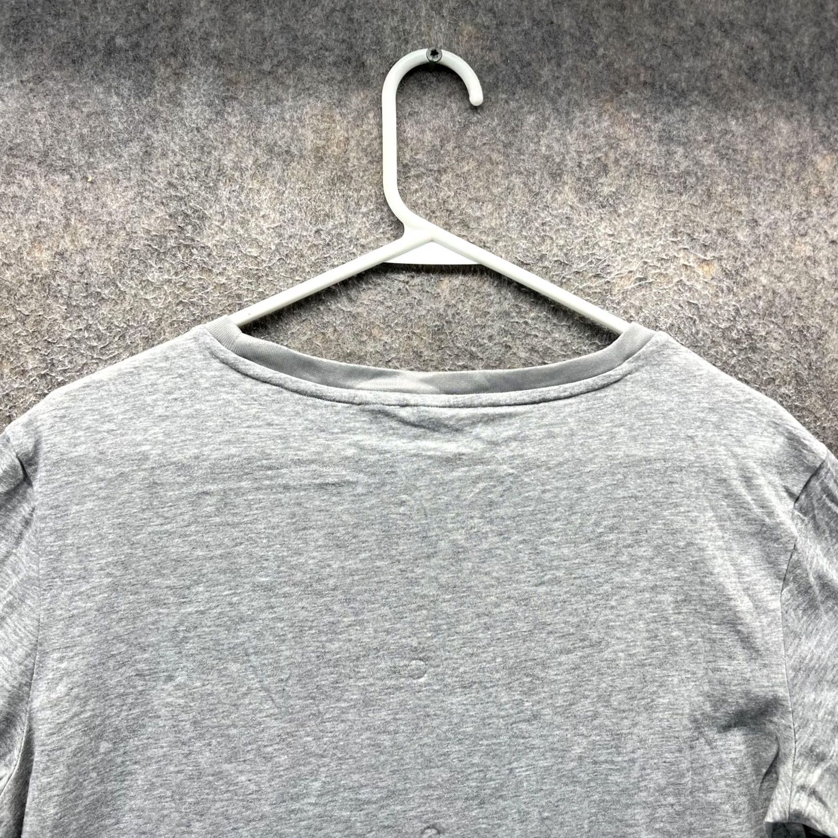 Adidas Adidas Shirt Womens Medium Gray Cropped Crew Neck Short Sleeve Top Spell Boxy Size M / US 6-8 / IT 42-44 - 7 Thumbnail