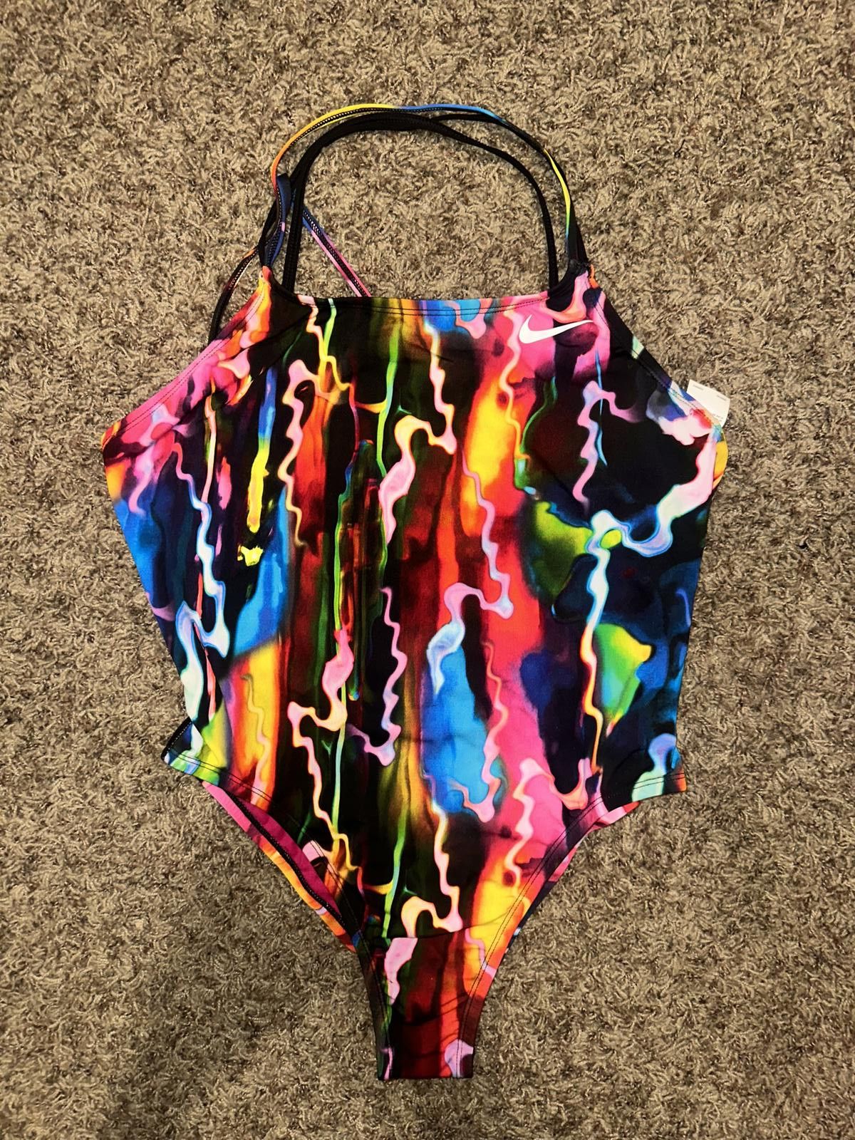Nike Nike Hydrastrong Siren Red Spider Back One Piece Size ONE SIZE - 1 Thumbnail