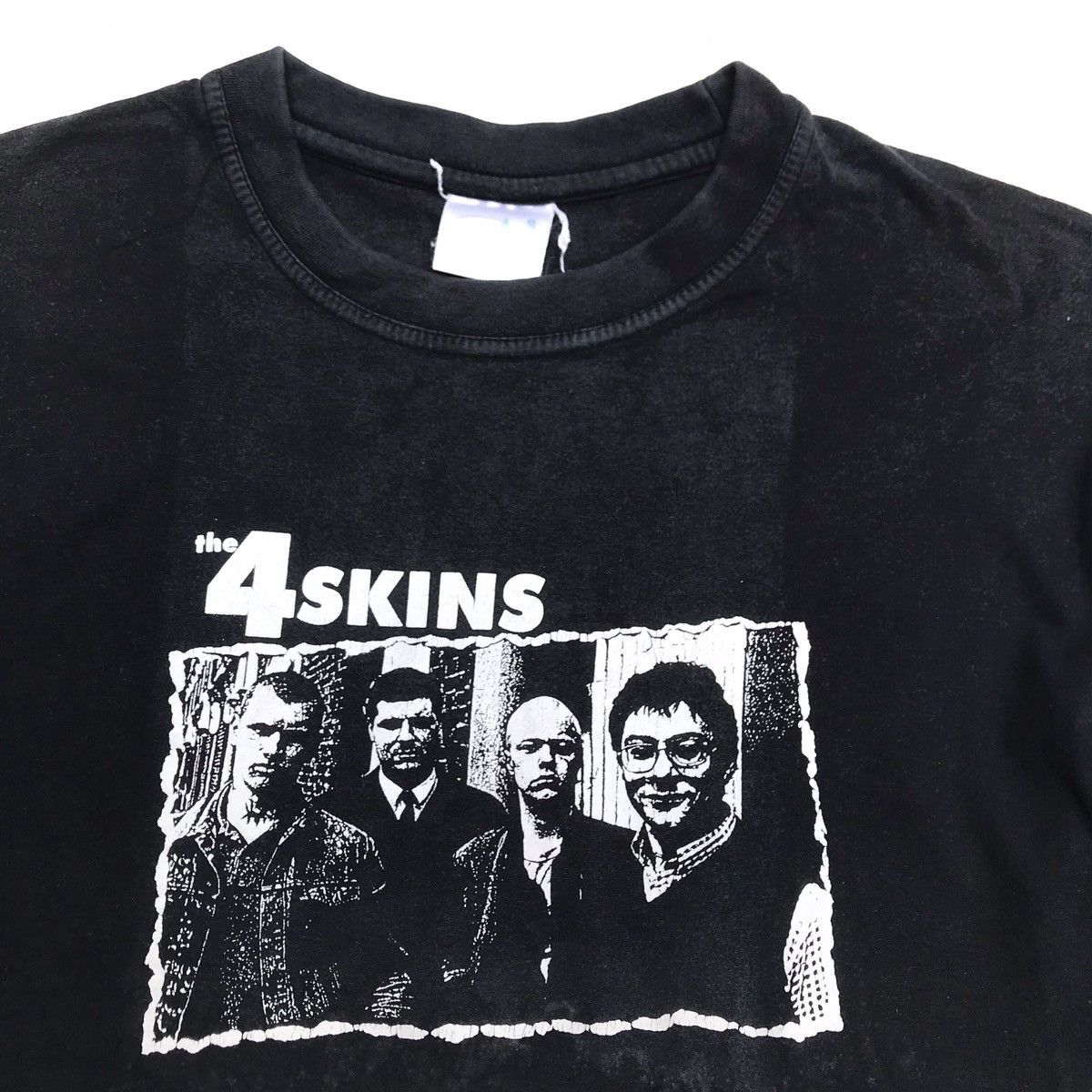 Band Tees × Vintage Vintage The 4 Skins Tshirt Skinhead Tag cotton and star Band Size US S / EU 44-46 / 1 - 2 Thumbnail