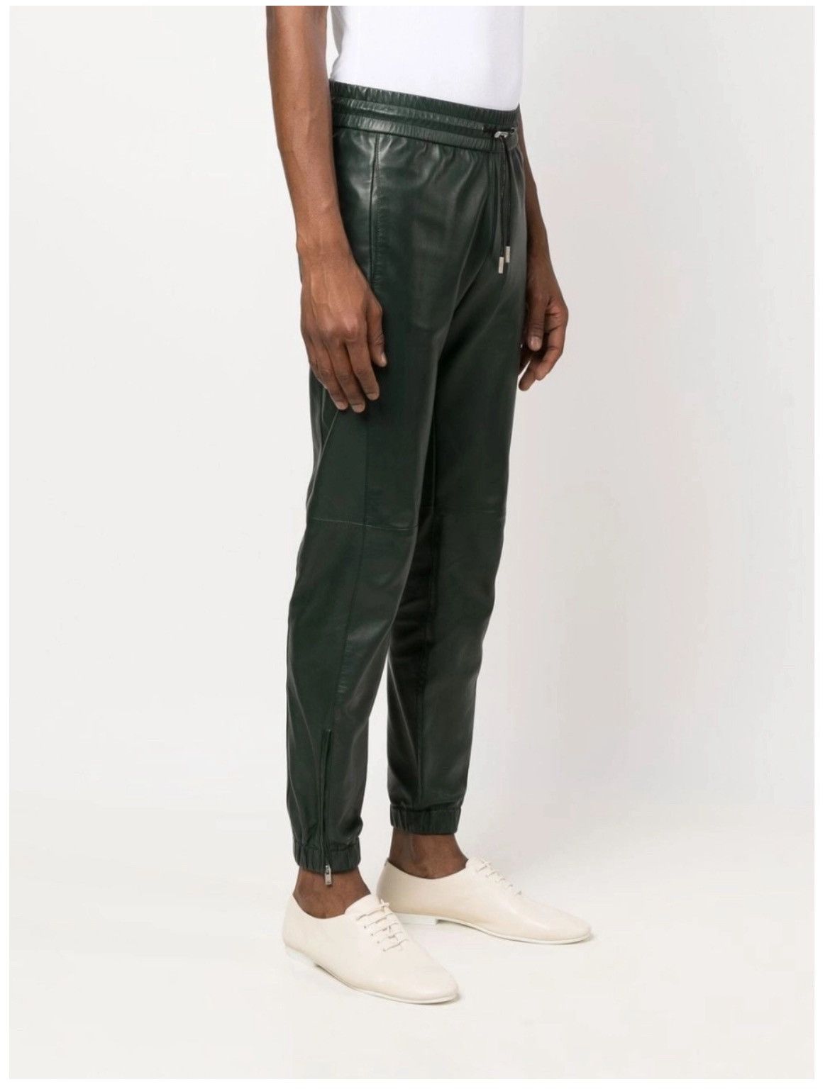 Saint Laurent Paris Saint Laurent Lambskin Joggers Size US 38 / EU 54 - 1 Thumbnail