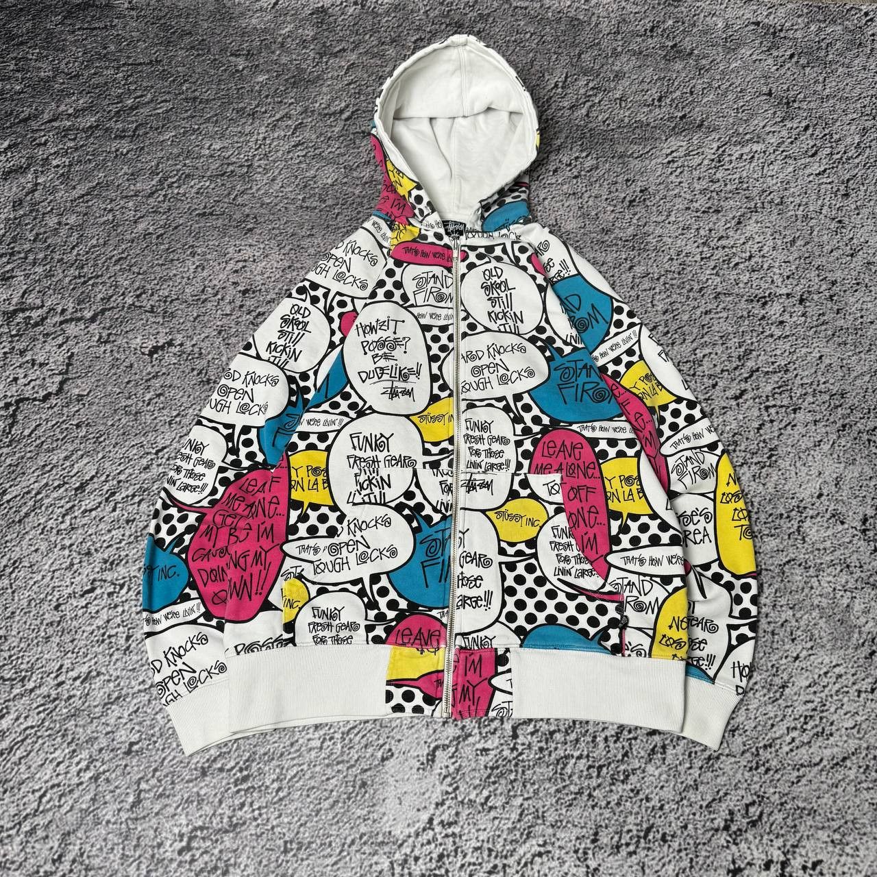 Stussy Very rare Vintage Zip-Hoodie Stussy Size US L / EU 52-54 / 3 - 3 Thumbnail