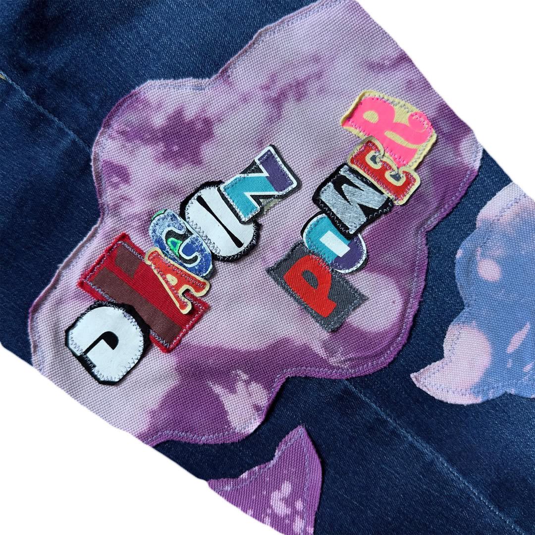 Levi's Upcycled “DRAGON POWER” Timberland Jeans Size 27" / US 4 / IT 40 - 3 Thumbnail