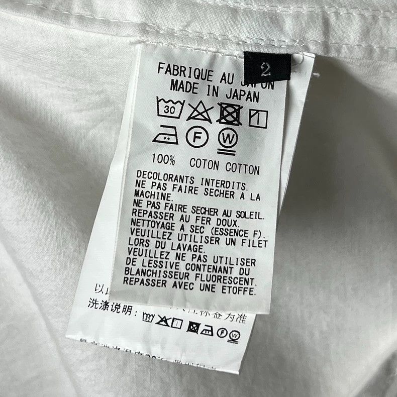 Yohji Yamamoto Yohji Yamamoto 22AW Cotton White Hooded Shirt 2505-Nextarro Size US M / EU 48-50 / 2 - 8 Thumbnail
