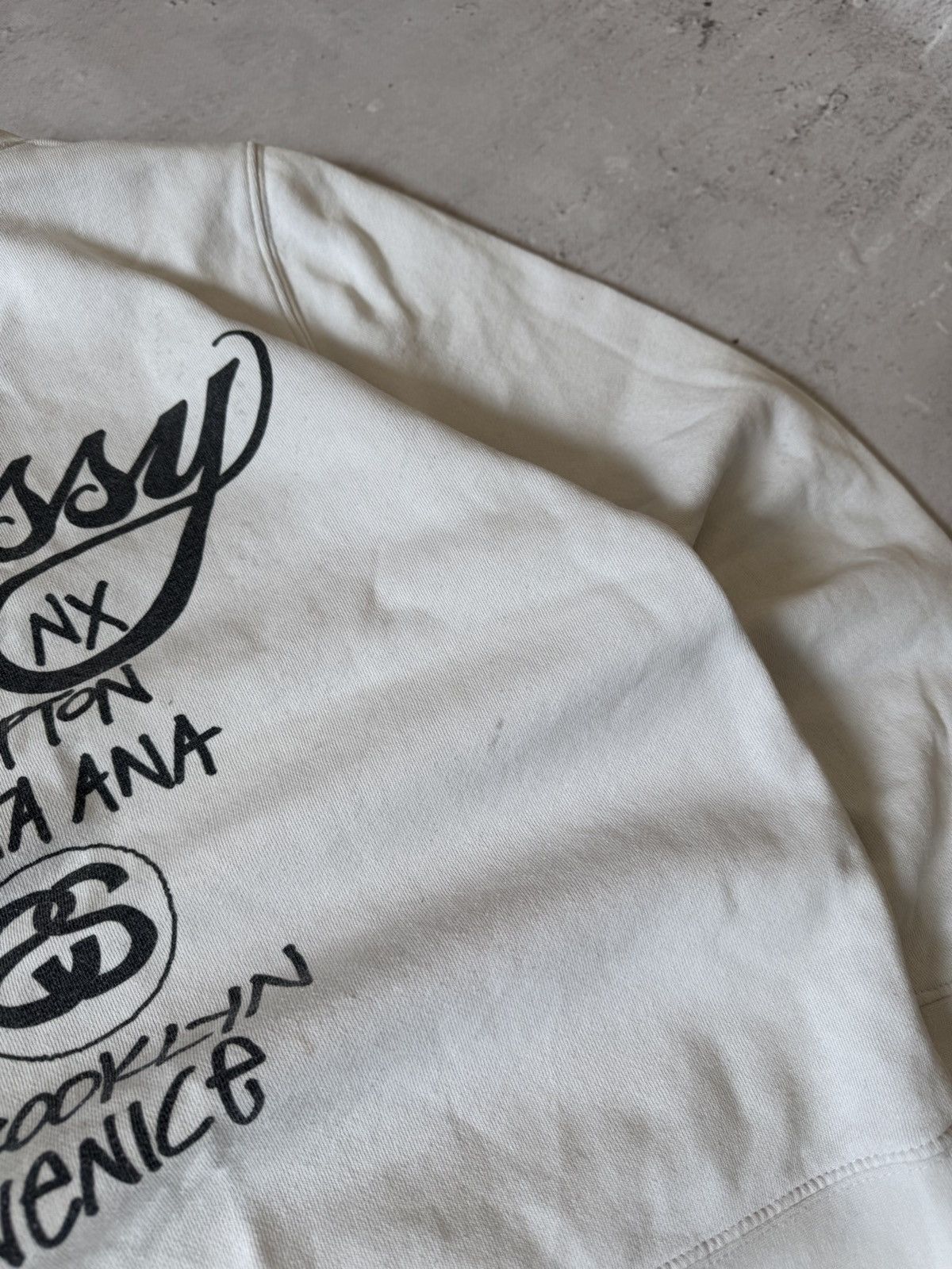 Stussy × Vintage STUSSY DOUBLE LOGO OVERSIZE BAGGY FIT SWEATSHIRT Size US S / EU 44-46 / 1 - 9 Thumbnail