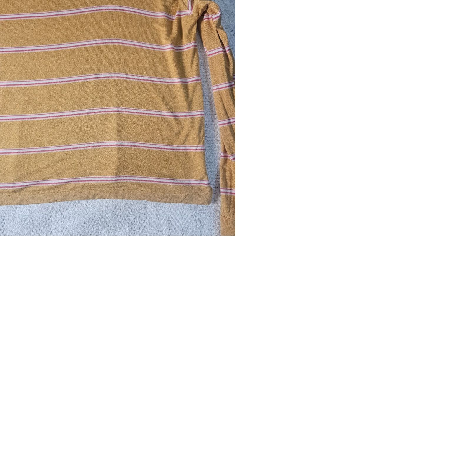 Vintage VINTAGE Aero Tee Shirt Women XL Yellow Striped Seriously Soft Tomboy Long Sleeve Stretch Shirt Size XL / US 12-14 / IT 48-50 - 9 Thumbnail