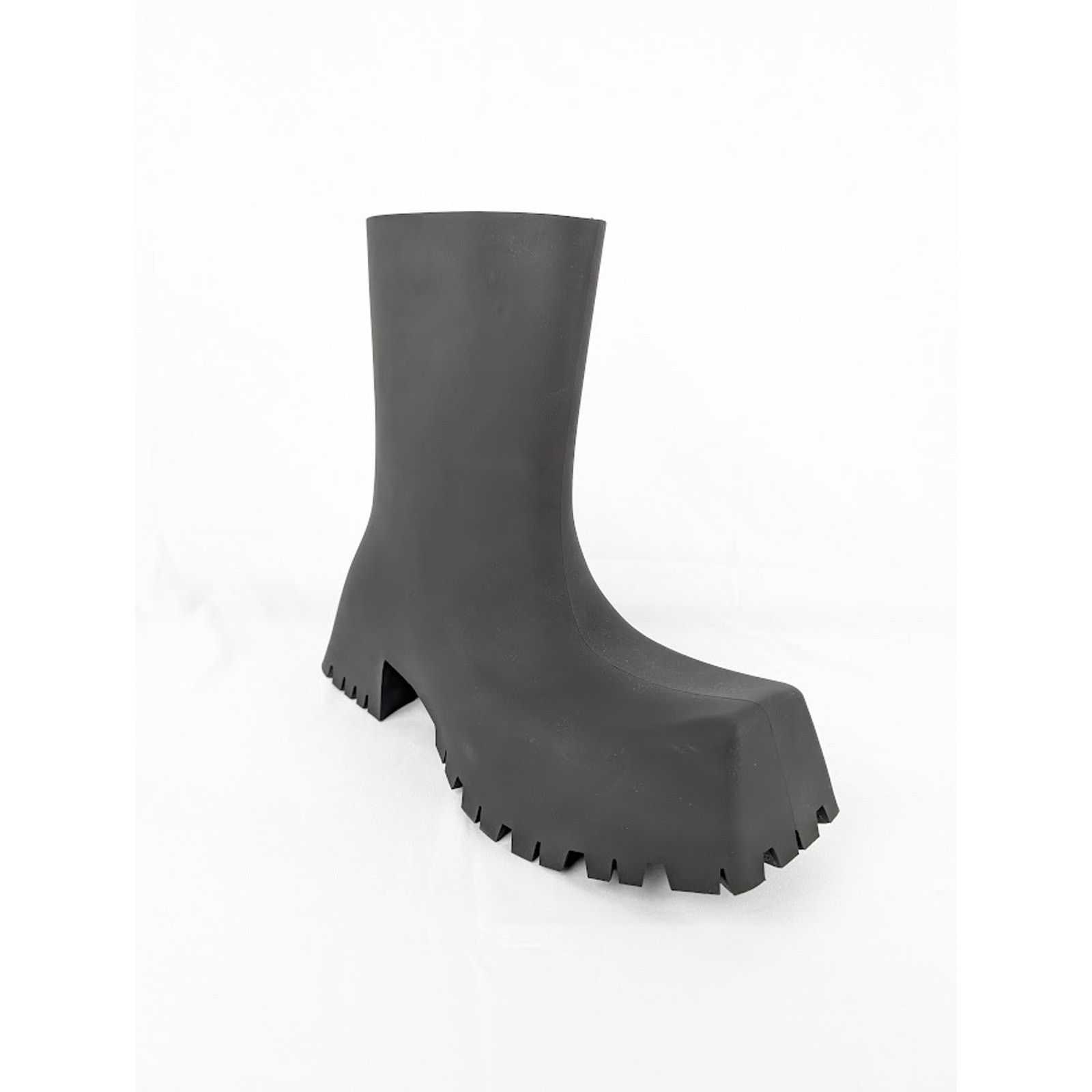 Balenciaga o1rshd1 Trooper Rubber Bootie in Black Size US 10 / EU 43 - 3 Thumbnail