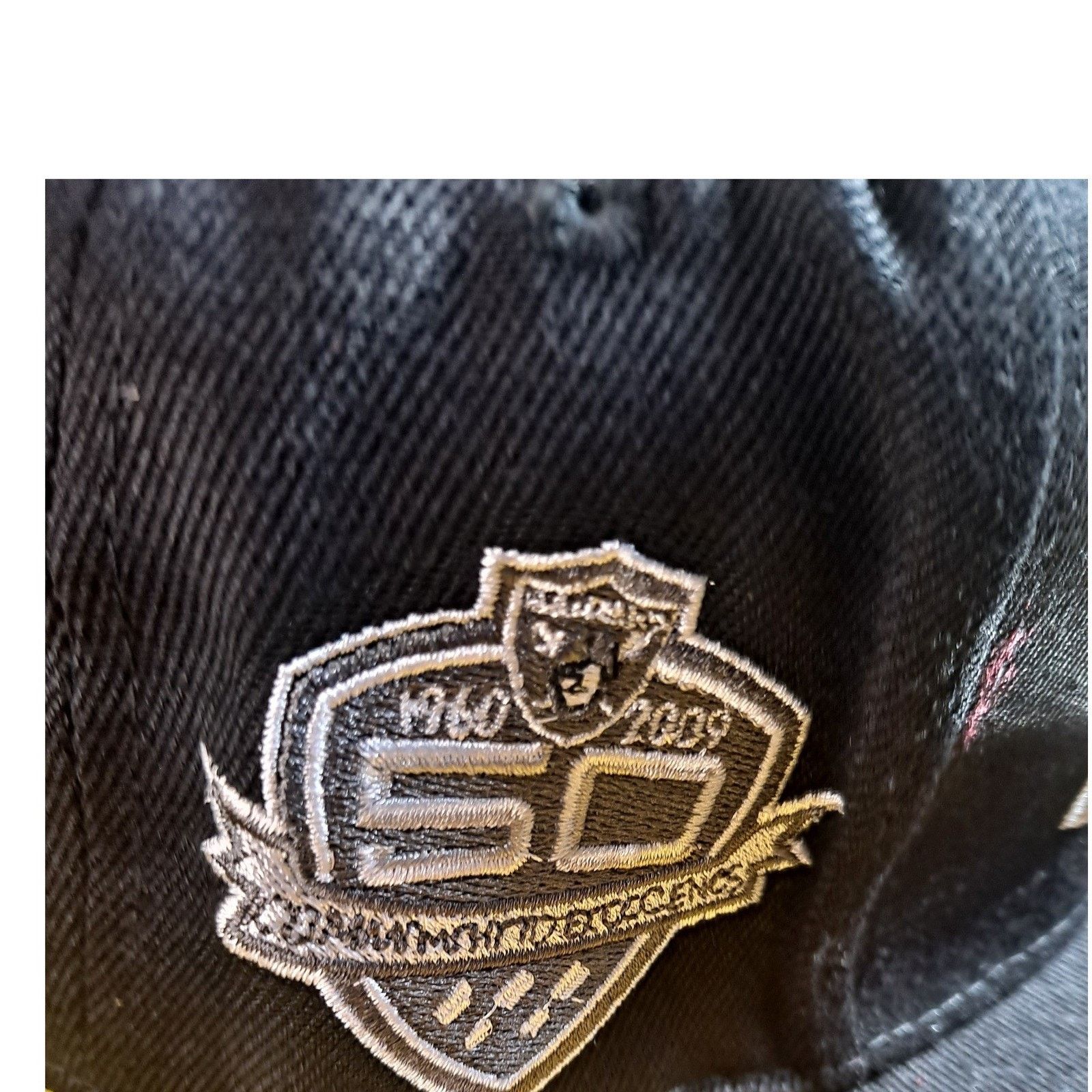 New Era New Era Raiders Snapback Hat NFL Black Silver Anniversary Size ONE SIZE - 6 Thumbnail