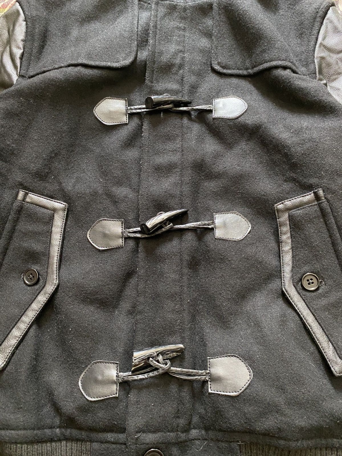 Japanese Brand Mitsumine wool leather gothic punk jacket vkei style Size US L / EU 52-54 / 3 - 5 Thumbnail