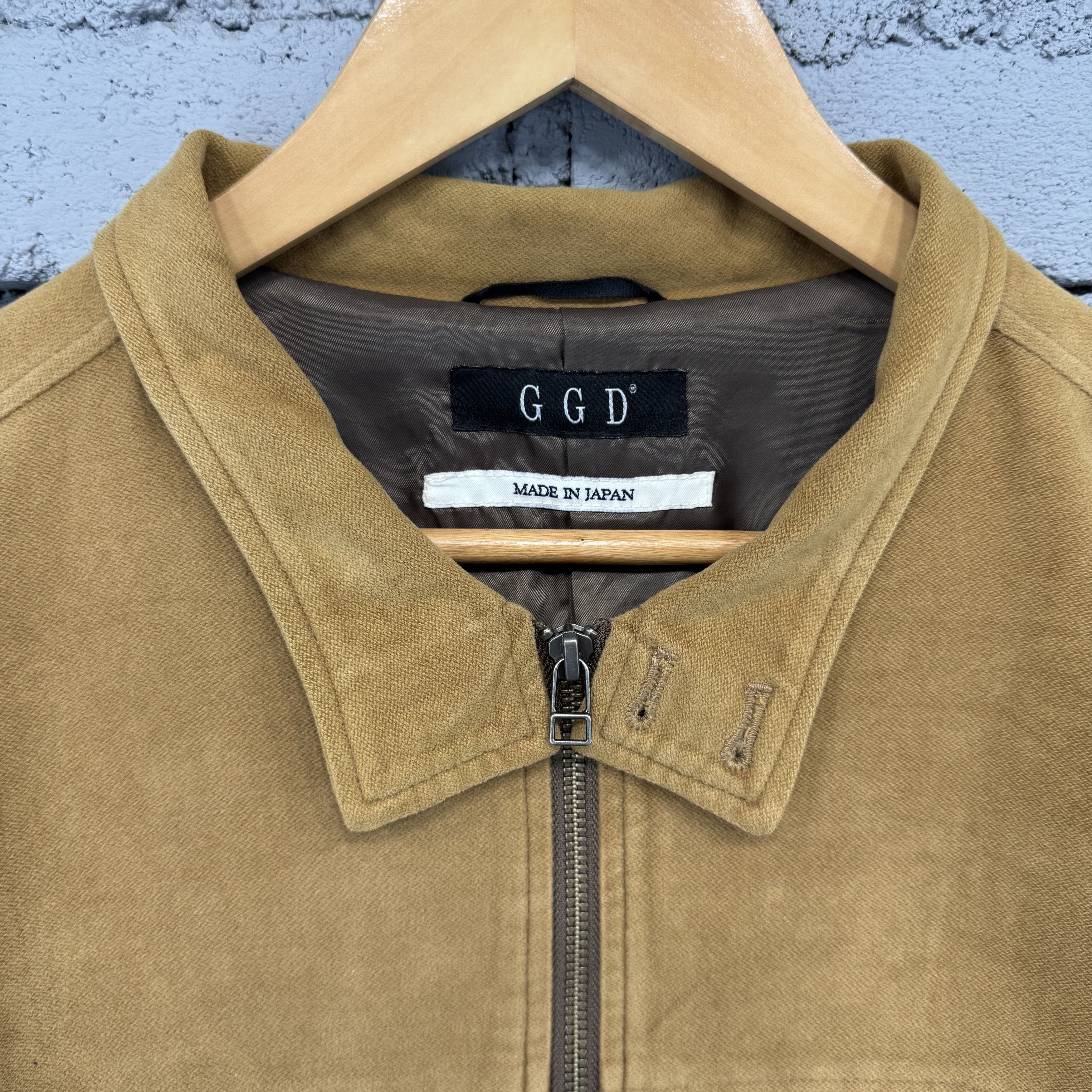 Japanese Brand Vintage GGD Made In Japan Zipper Jacket Streetwear Size US S / EU 44-46 / 1 - 4 Thumbnail