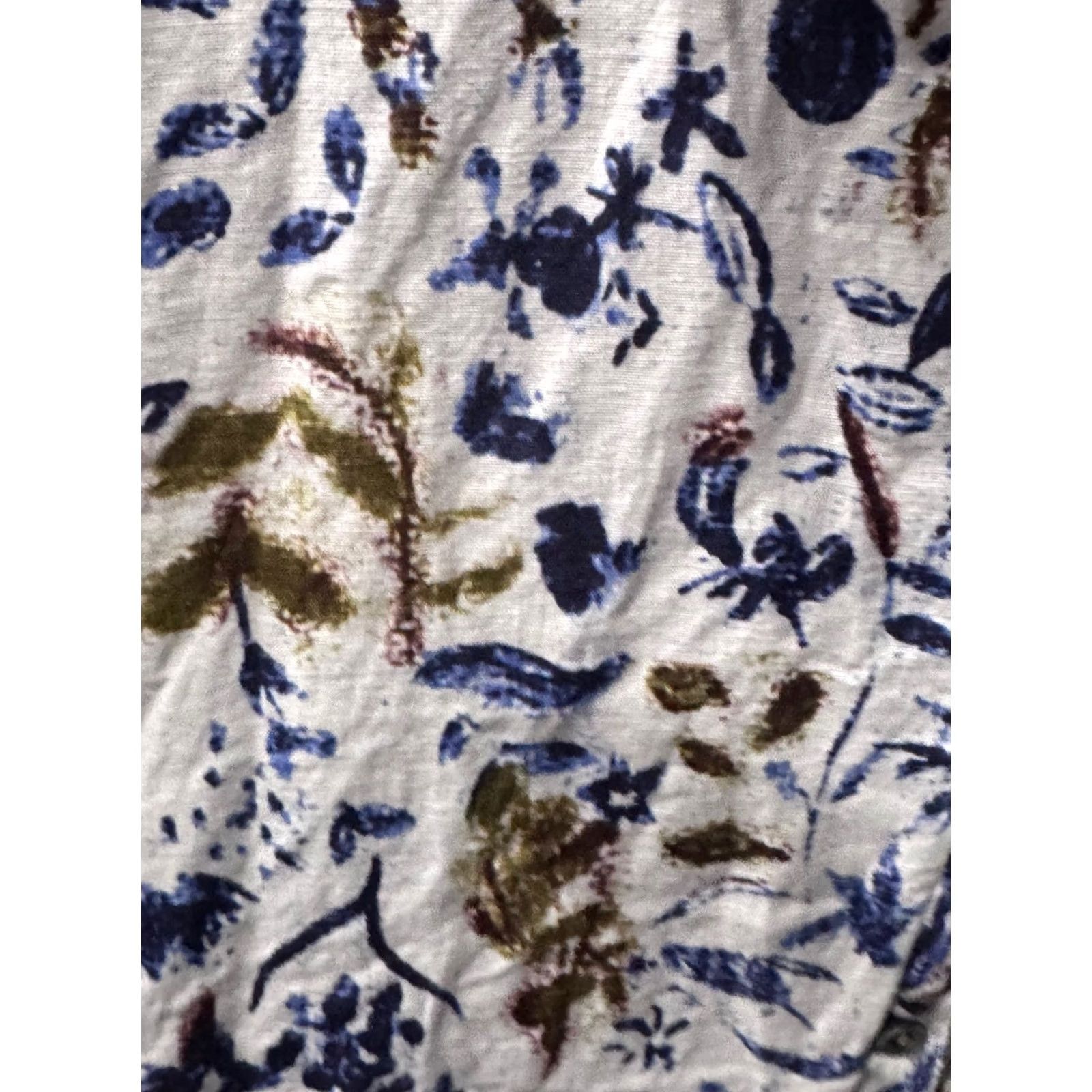 Carbon2Cobalt VINTAGE Carbon 2 Cobalt Linen Floral SHORT SLEEVE BUTTON UP SHIRT 2XL XXL Size US XXL / EU 58 / 5 - 7 Thumbnail