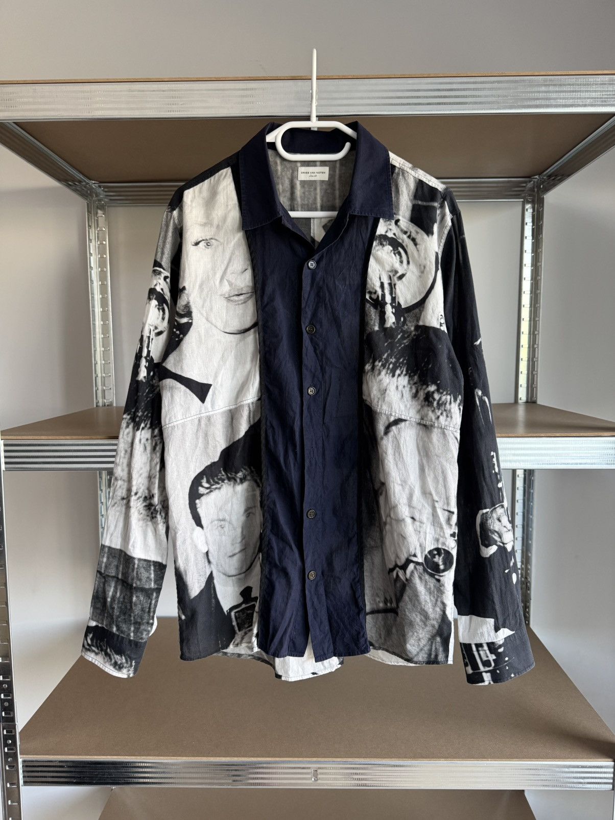 Dries Van Noten Runway SS16 Dries Van Noten Marilyn Monroe Photo Print Shirt Size US M / EU 48-50 / 2 - 3 Thumbnail