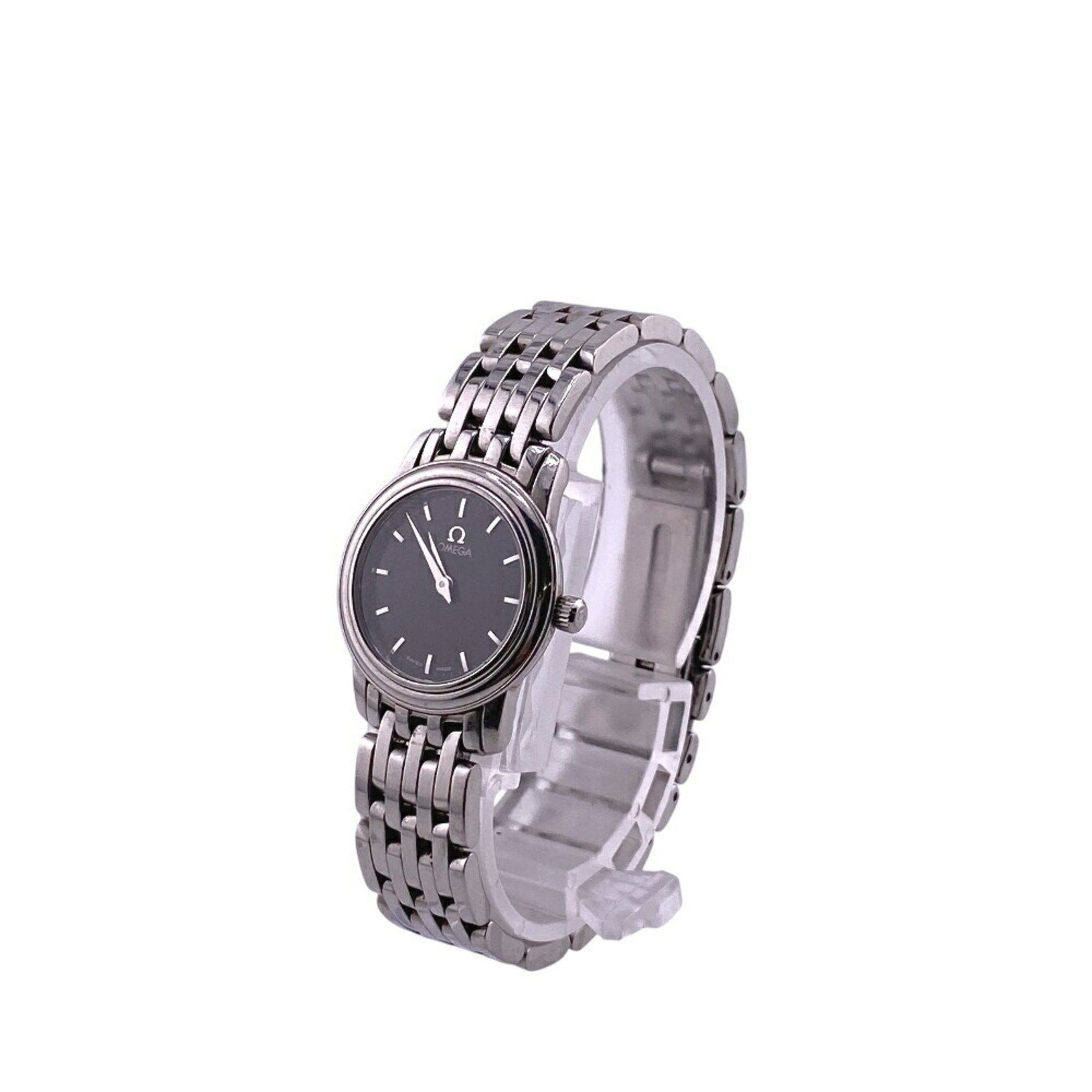 Omega De Ville Prestige 4570.51 Analog Digital Black Ladies Watch, Women's