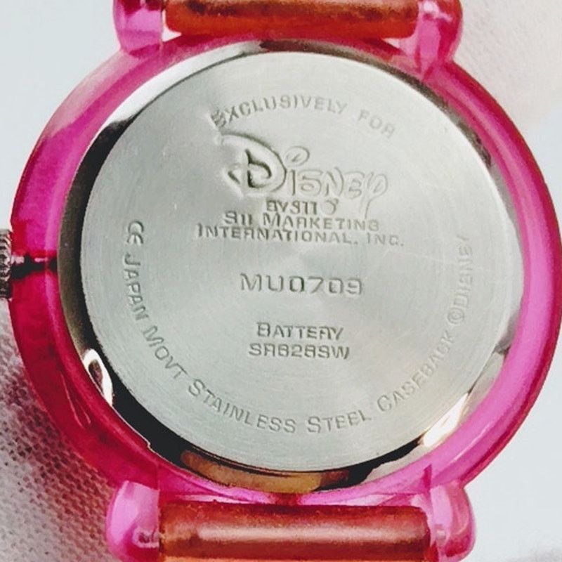 Disney Disney Minnie Mouse Red Plastic Watch with Hearts Size ONE SIZE - 6 Thumbnail