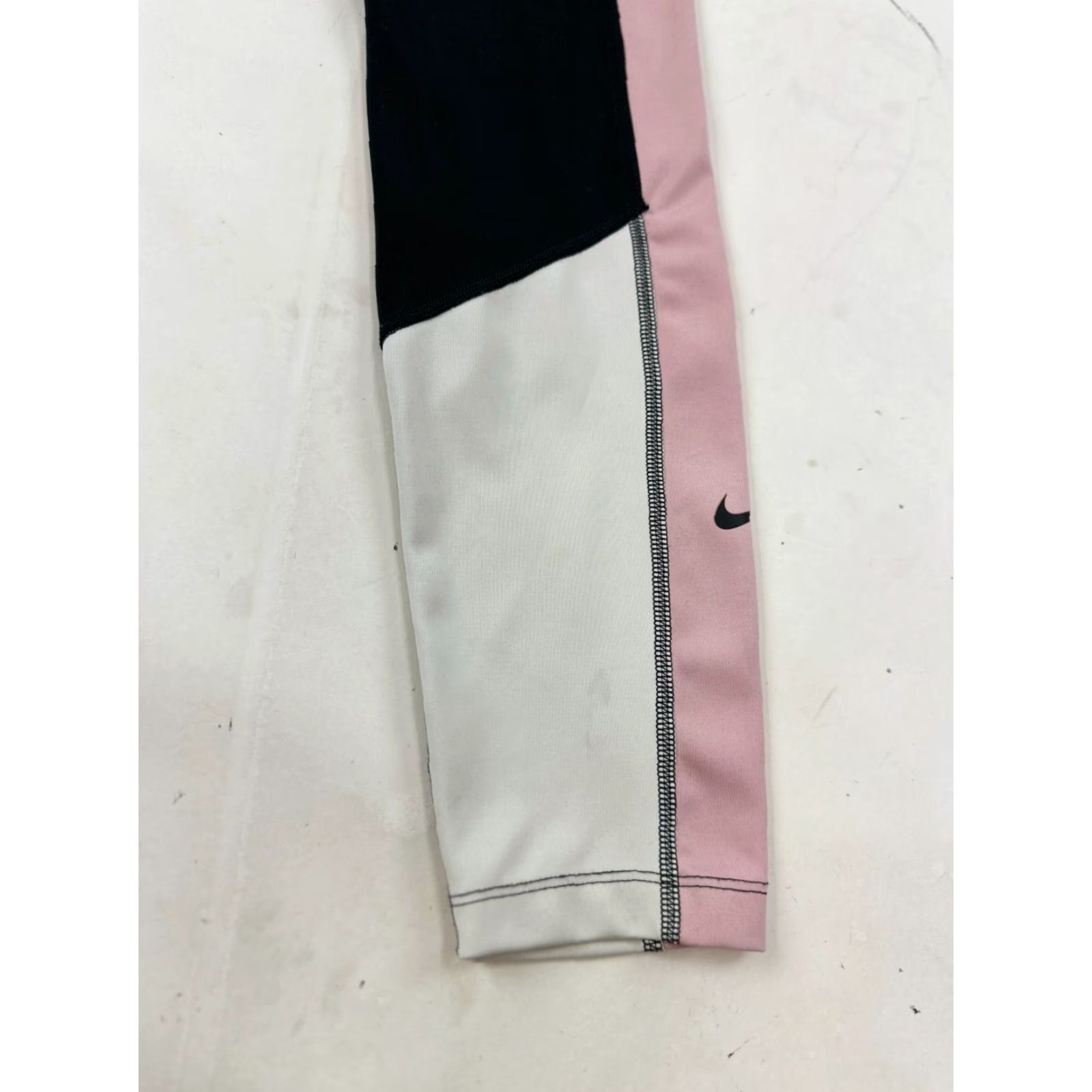 Nike Nike Leggings Women Medium Multicolor Colorblock Dri-Fit Pull On Elastic Waist Compression Skinny Inseam 24in Size 32" / US 10 / IT 46 - 3 Thumbnail