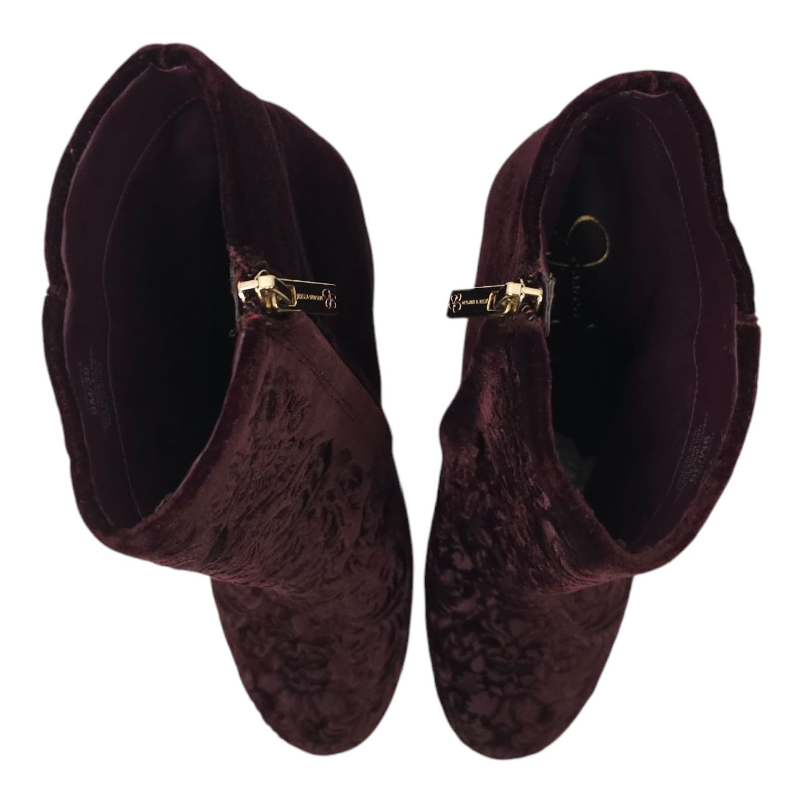Jessica Simpson Jessica Simpson Wovella Velvet Embroidered Ankle Boots Women Size US 9 / IT 39 - 7 Thumbnail