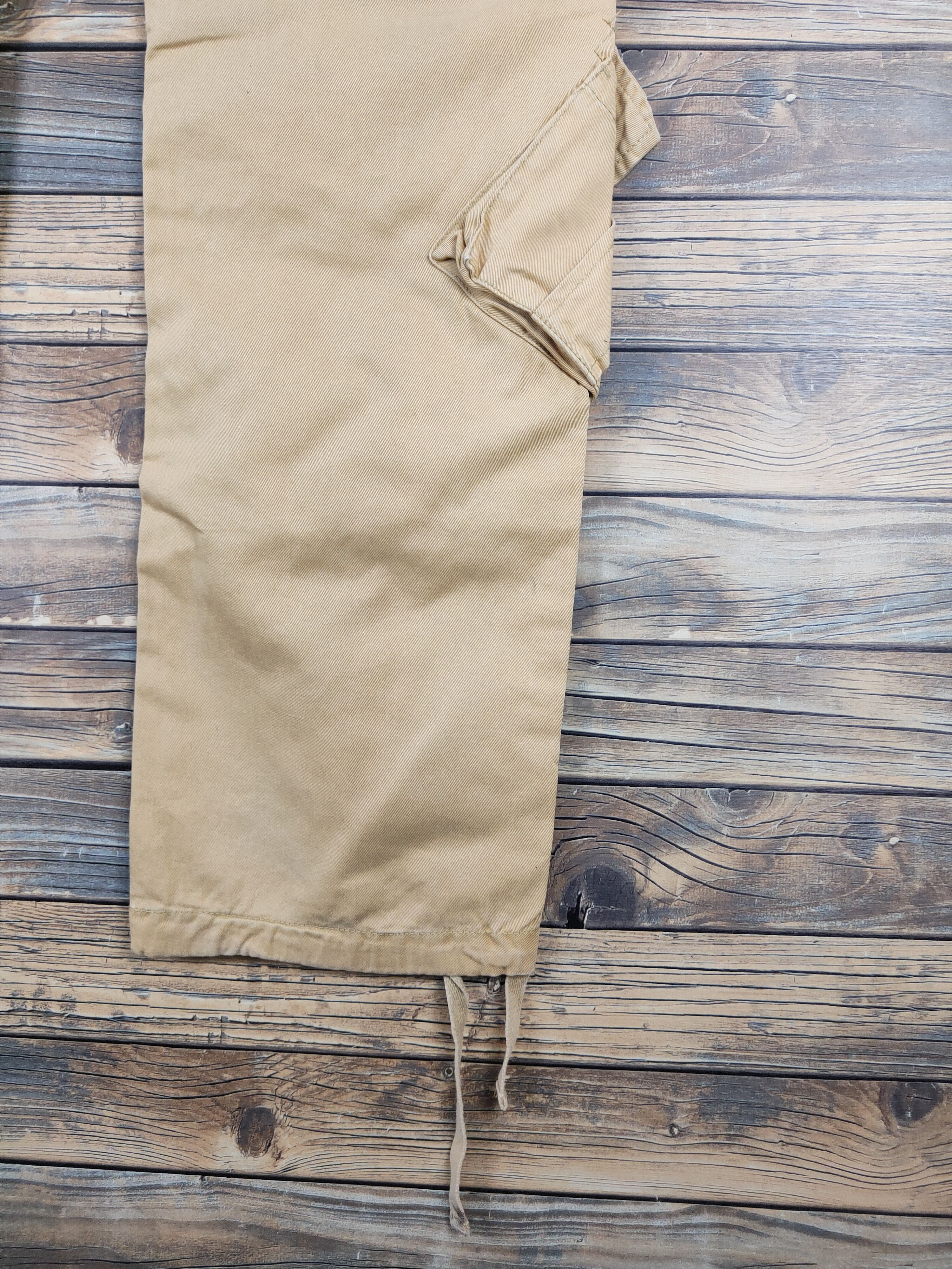 Japanese Brand DL Matchstick Reconstructed Patchwork Cargo Pants #W1780 Size US 35 - 12 Thumbnail