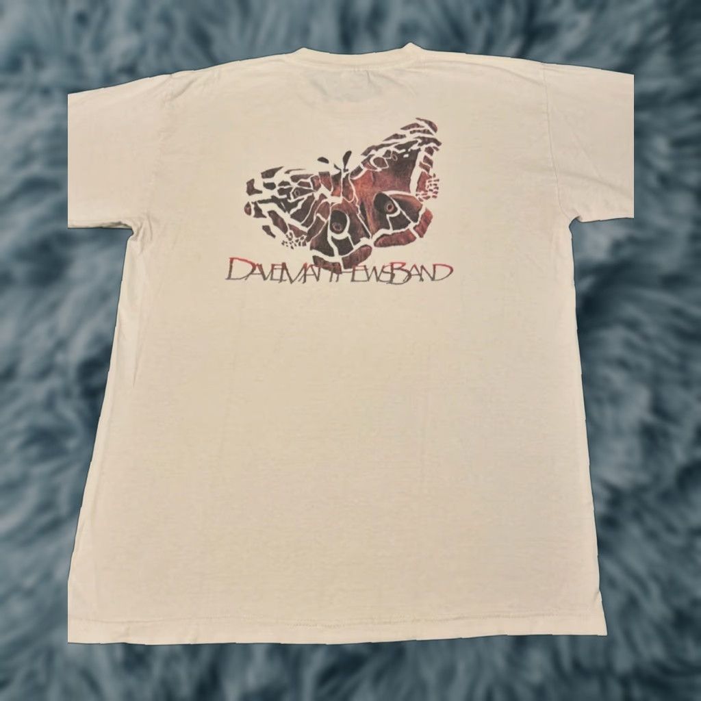 Vintage VINTAGE 90s Dave Mathews Band Tee Butterfly VTG Shirt Mens Large USA Shirt Size US L / EU 52-54 / 3 - 1 Thumbnail