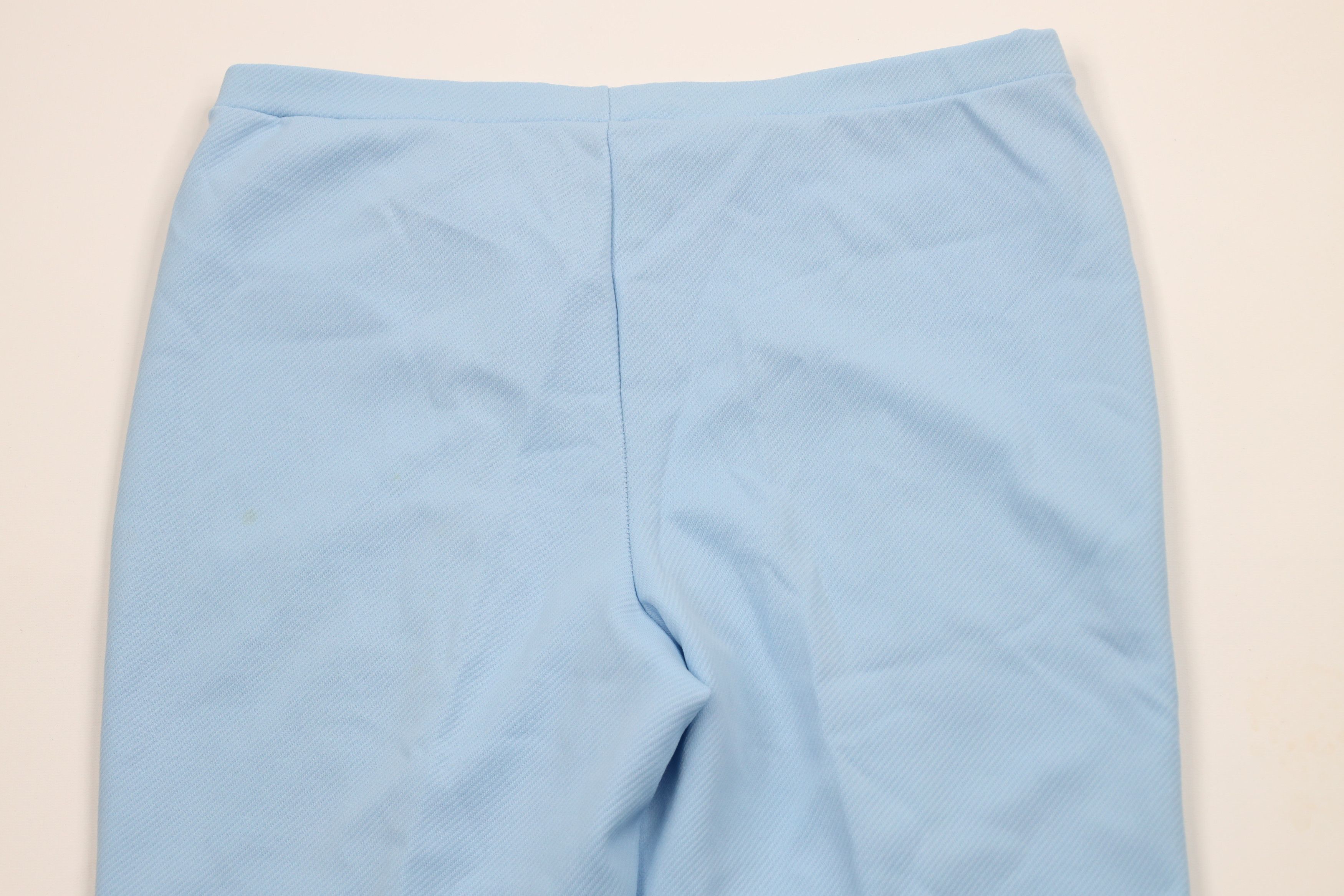 Vintage Vintage 60s 70s Streetwear Bell Bottoms Pants Carolina Blue Size 38" / US 16 / IT 52 - 8 Thumbnail