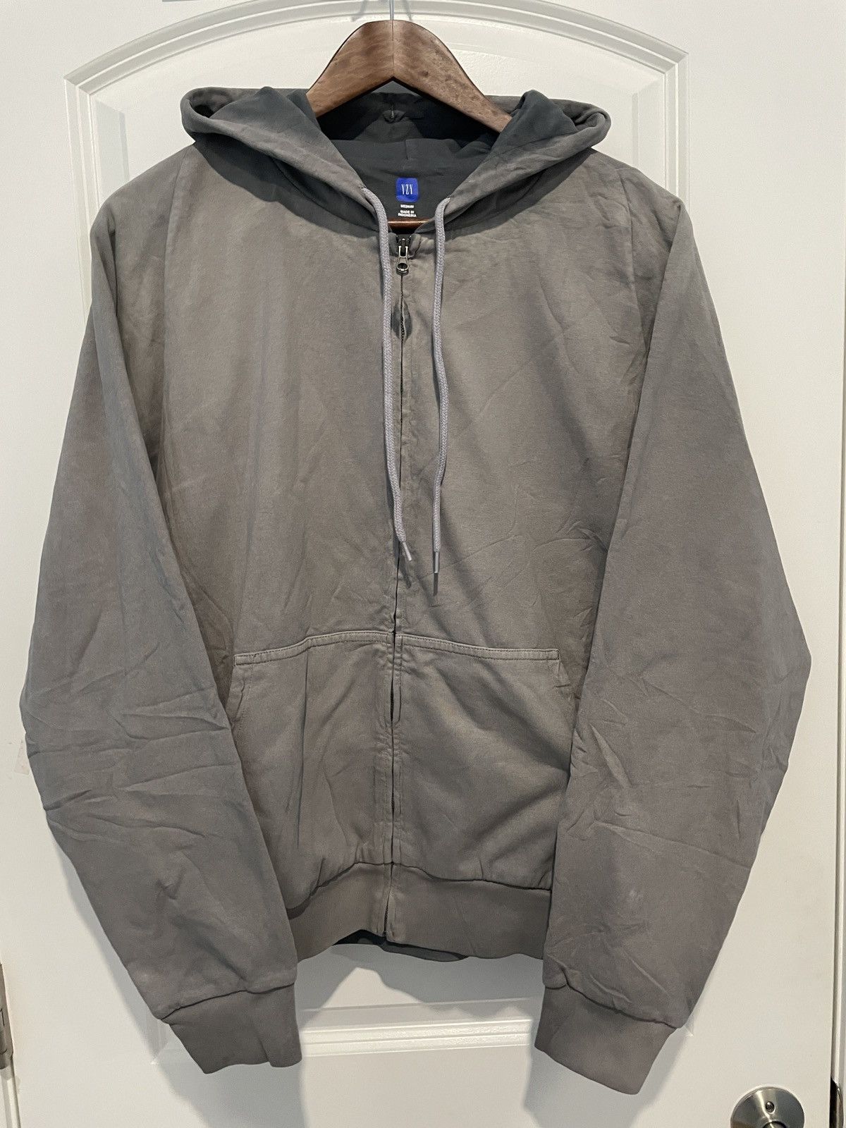 Balenciaga × Gap × Kanye West Yeezy Gap Zip-Up Hoodie Navy