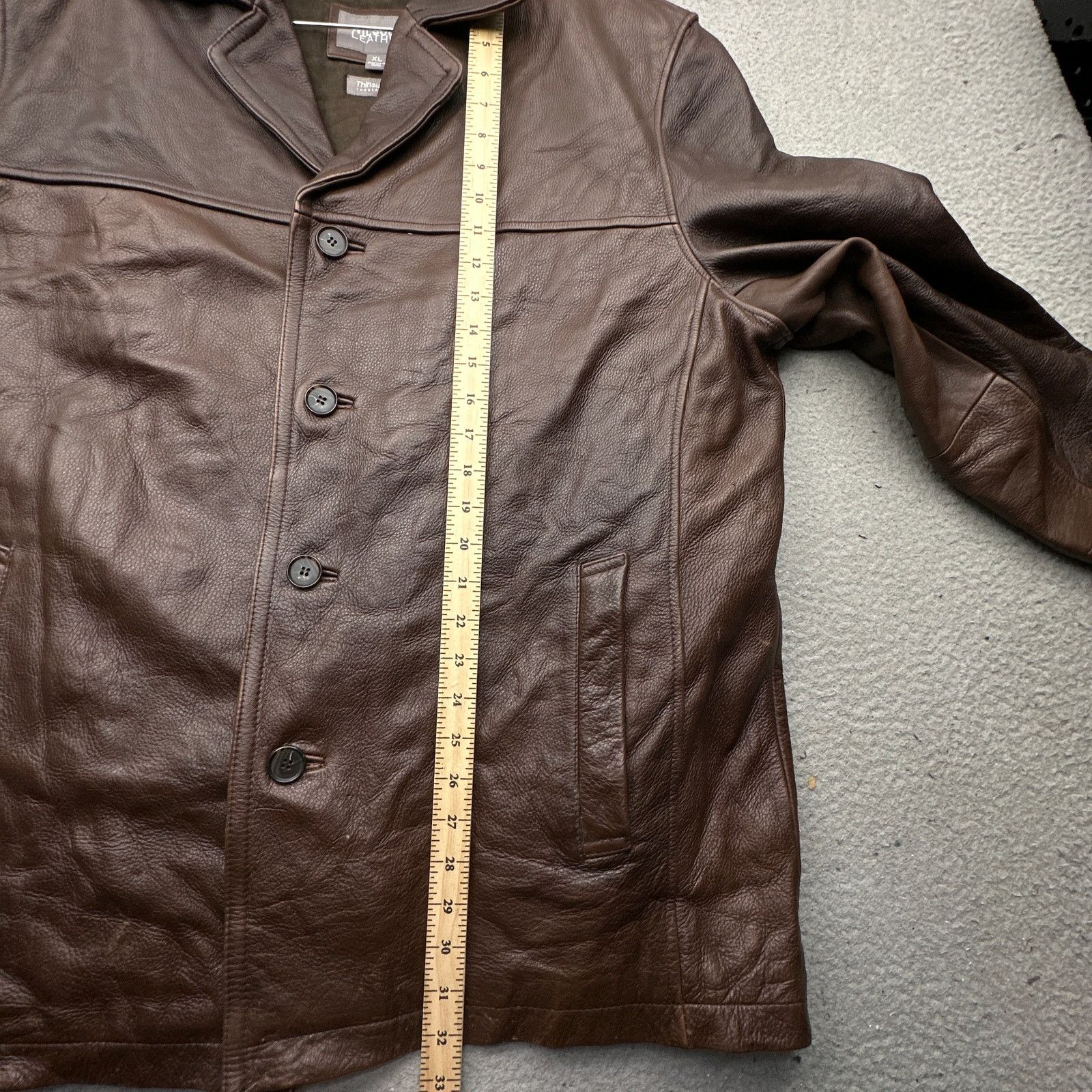 Wilsons Leather Wilsons Leather Thinsulate Coat Men XL Brown Removable Liner Size US XL / EU 56 / 4 - 4 Thumbnail
