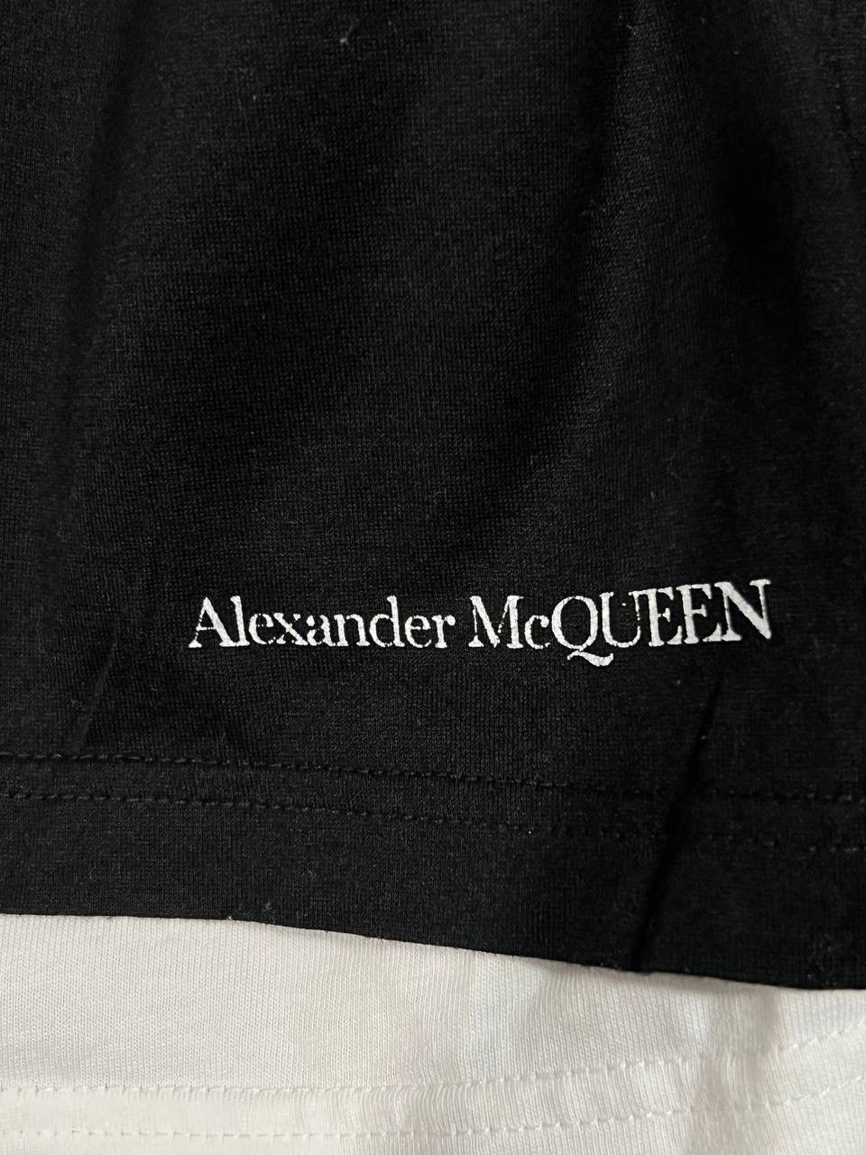Alexander McQueen ALEXANDER MCQUEEN Cotton crewneck double Tee Size US L / EU 52-54 / 3 - 3 Thumbnail