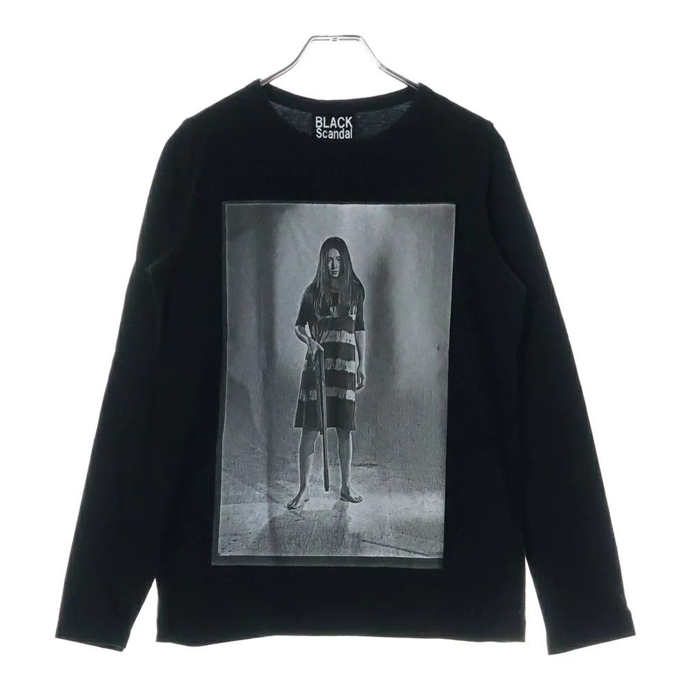 Yohji Yamamoto BLACK Scandal Yohji Yamamoto // 22SS Front Print Long Sleeve Size US M / EU 48-50 / 2 - 1 Thumbnail