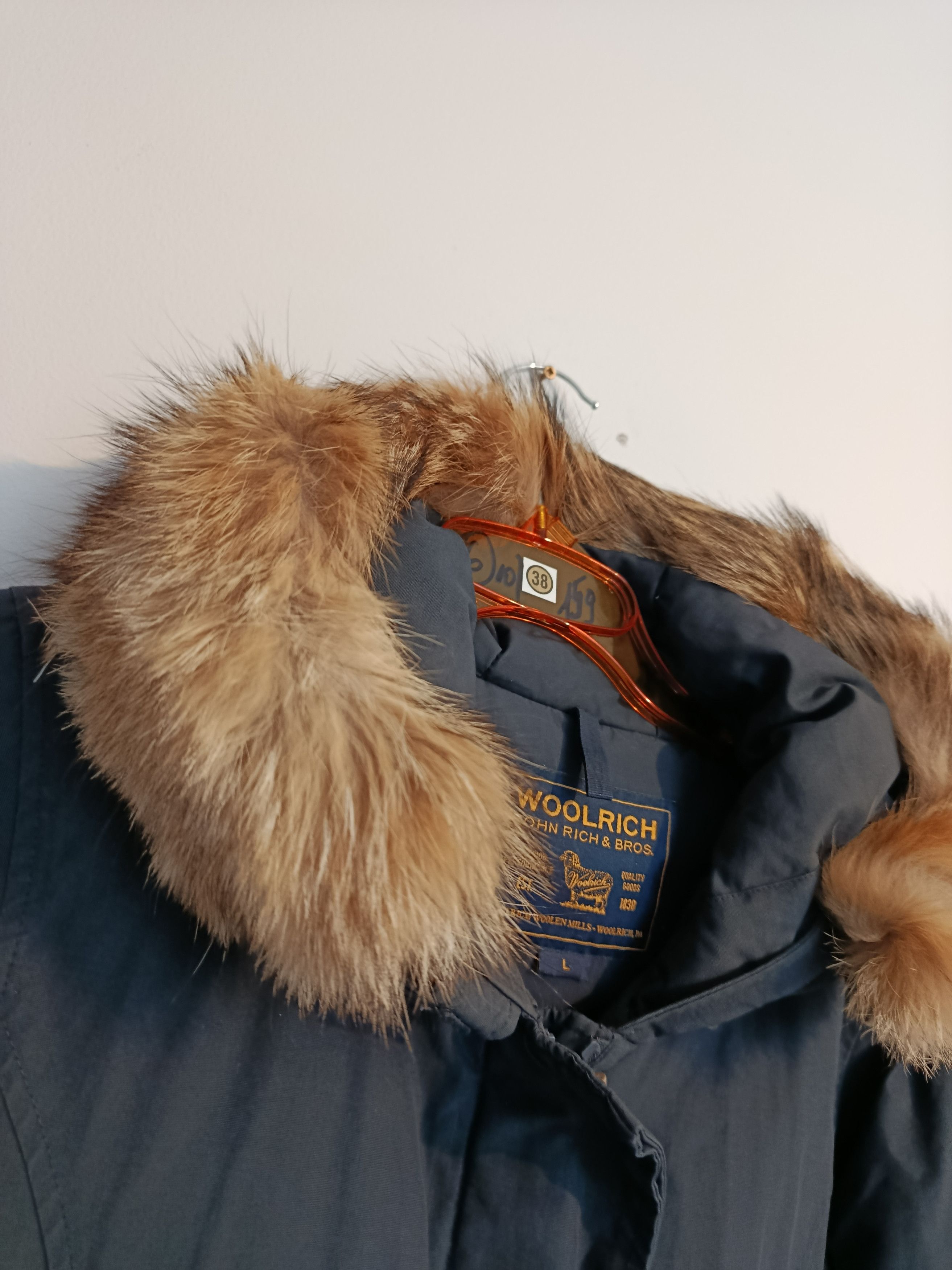 Woolrich Woolen Mills classic Woolrich parka with a fur-trimmed hood. Size L / US 10 / IT 46 - 3 Thumbnail