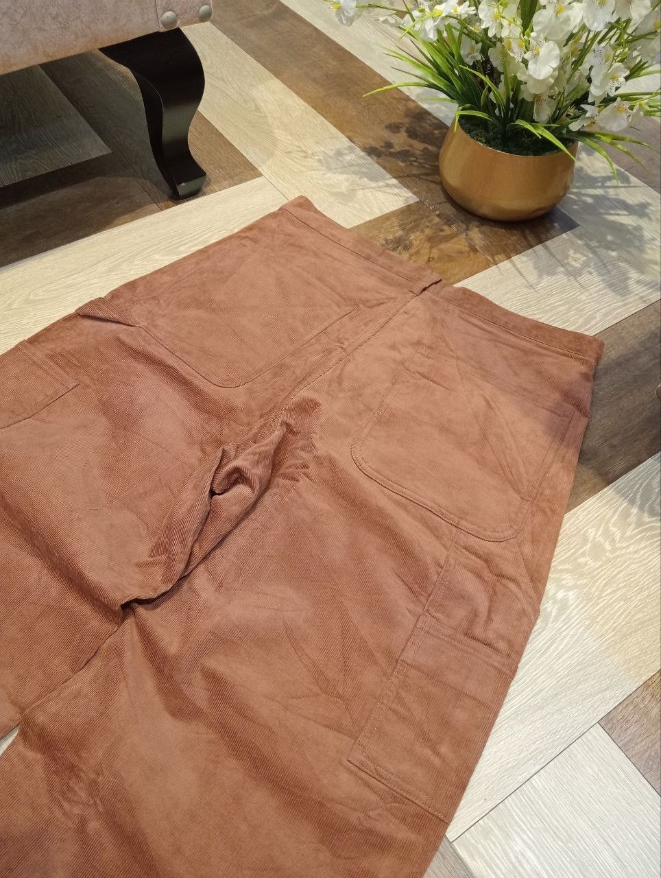 Japanese Brand GU JAPAN DOUBLE KNEE BAGGY CORDUROY PANTS Size US 34 / EU 50 - 8 Thumbnail