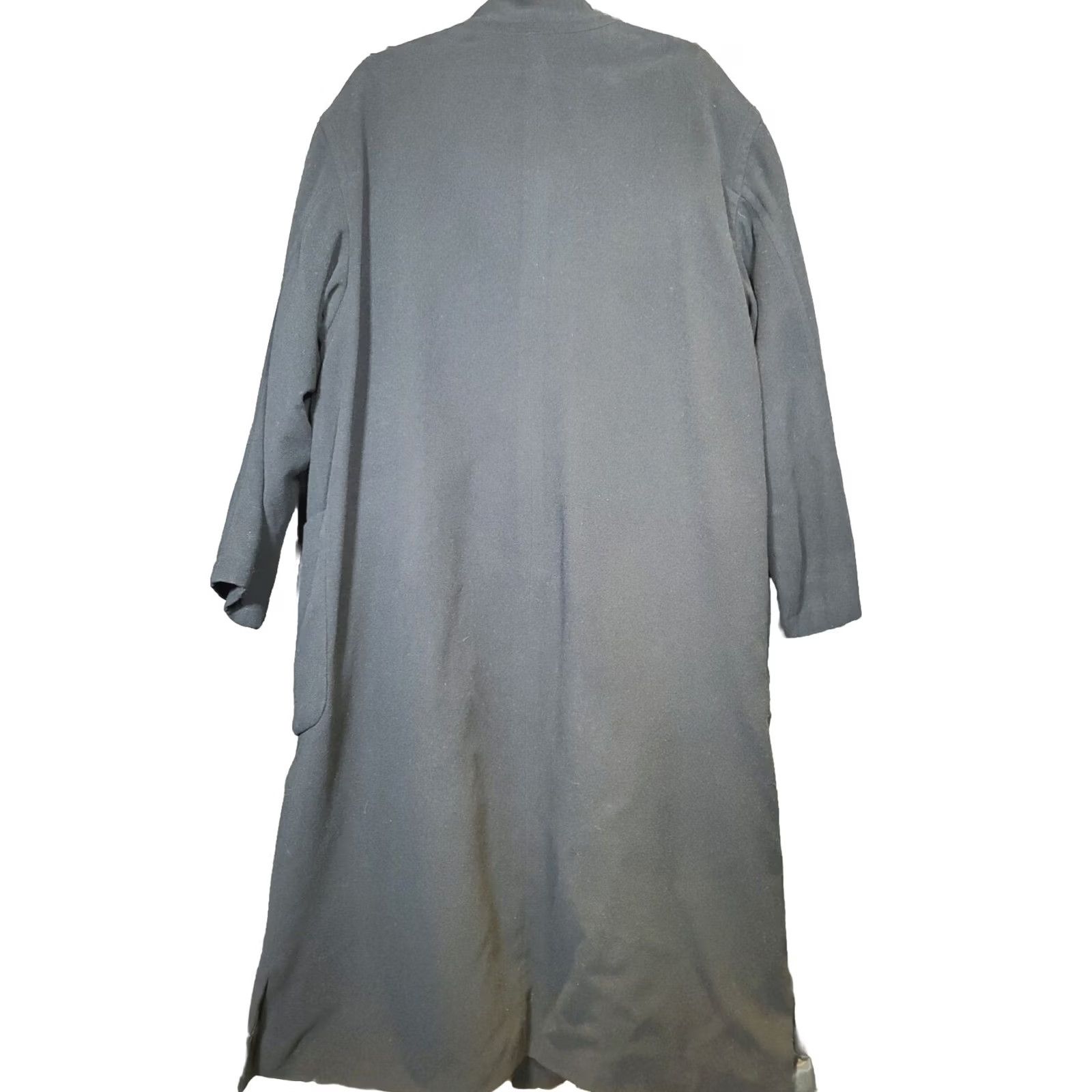 Vintage VINTAGE Rene Lezard Black Cashmere / Wool Toggle Coat Men 42 R Germany Coat Size US XS / EU 42 / 0 - 2 Thumbnail