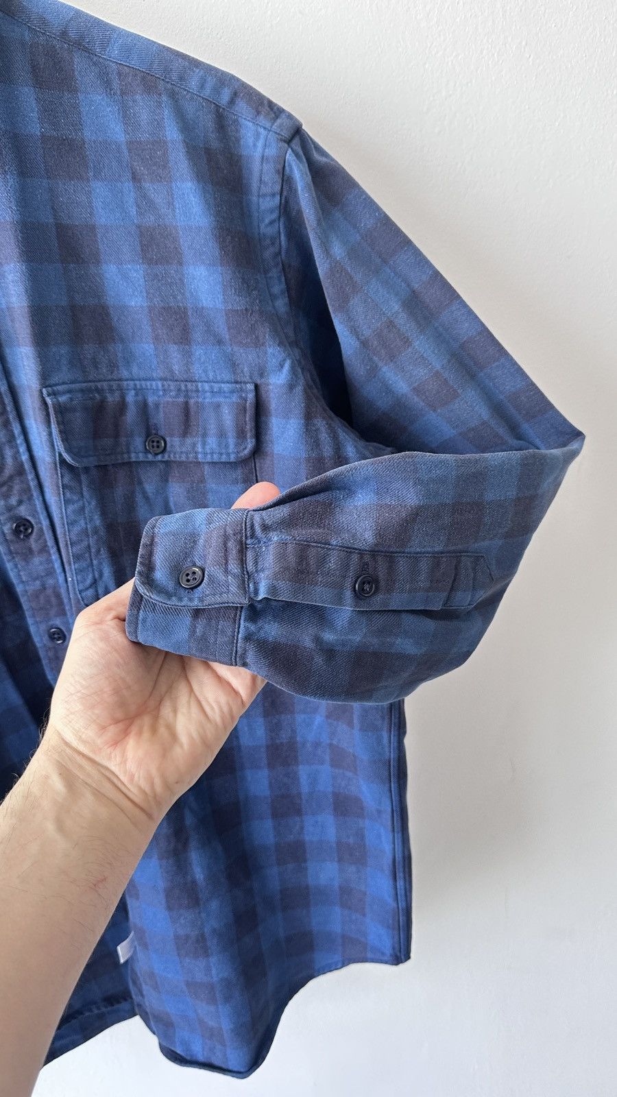 Polo Ralph Lauren Polo Ralph Lauren Blue Buffalo Plaid Flannel Shirt Workwear Size US M / EU 48-50 / 2 - 9 Thumbnail