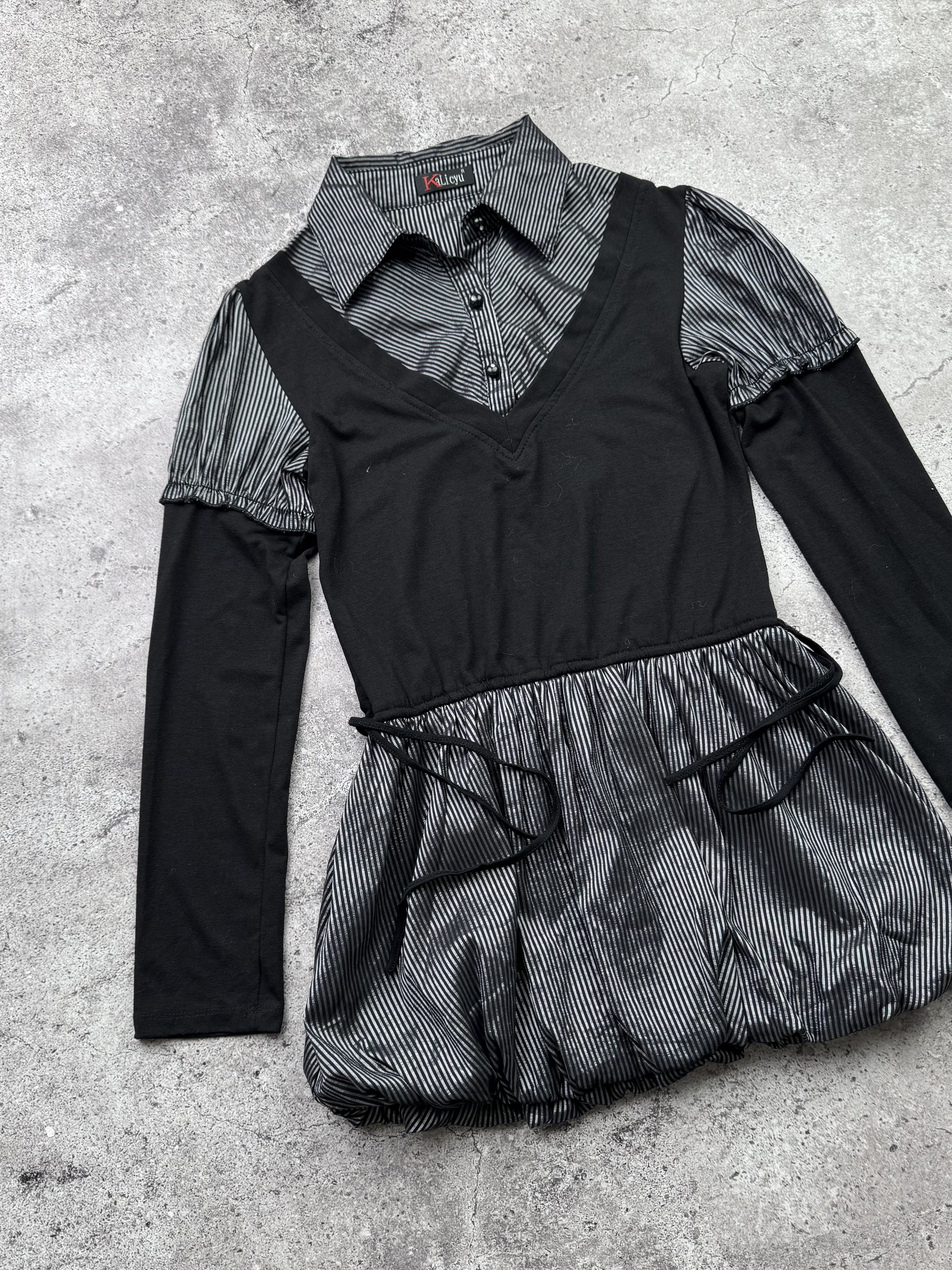 Japanese Brand Vintage Dress With Long Sleeve(V155)C653 Size S / US 4 / IT 40 - 2 Thumbnail