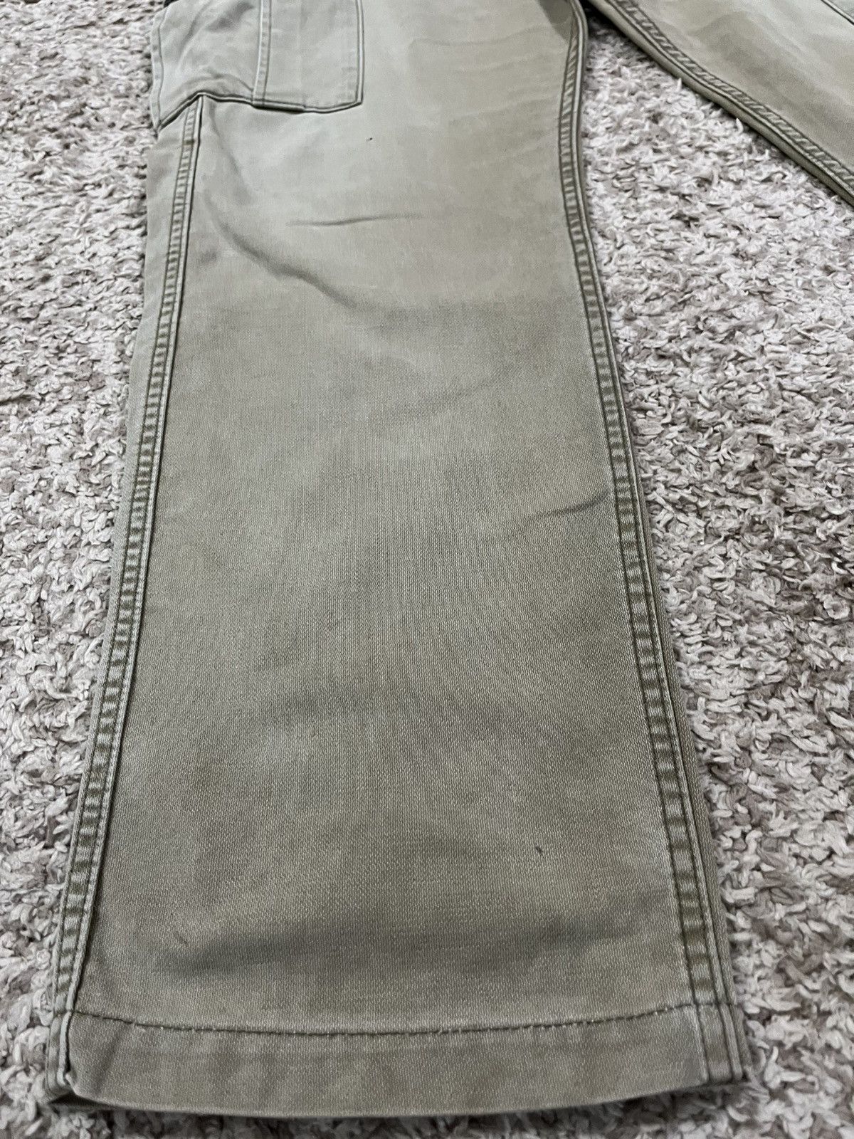 Avirex Avirex Green Faded Cargo Pants Military Fit Size US 34 / EU 50 - 4 Thumbnail