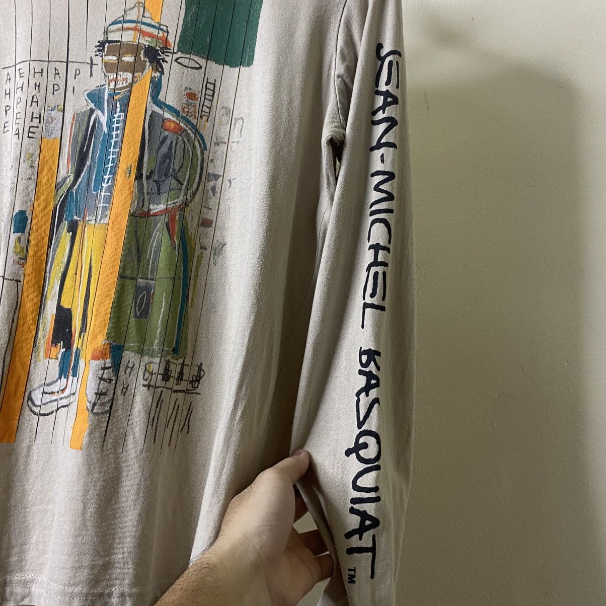 Jean-Michel Basquiat GAP x JMB Artwork LS T Shirt Kanye West Style Size US M / EU 48-50 / 2 - 3 Thumbnail