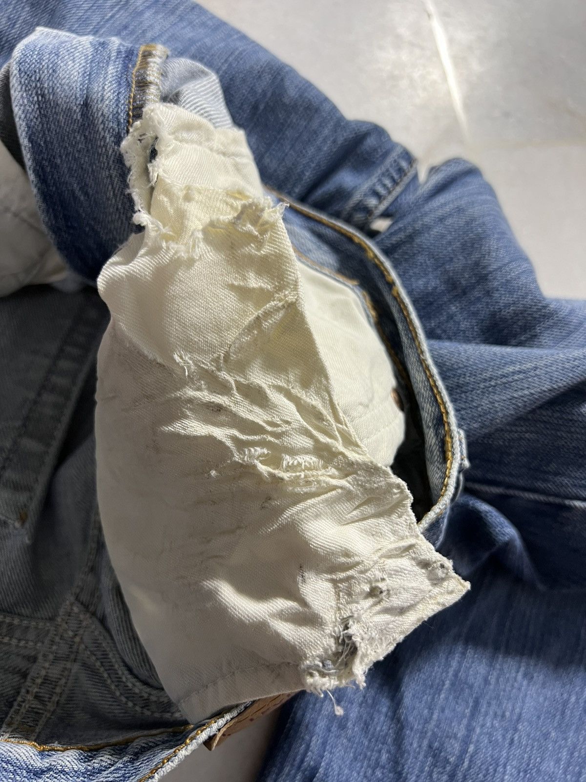 If Six Was Nine × Levi's 💥Baggy💥Vintage 90’s Levis 512 Washed Jeans Very Rare Size US 28 / EU 44 - 13 Thumbnail